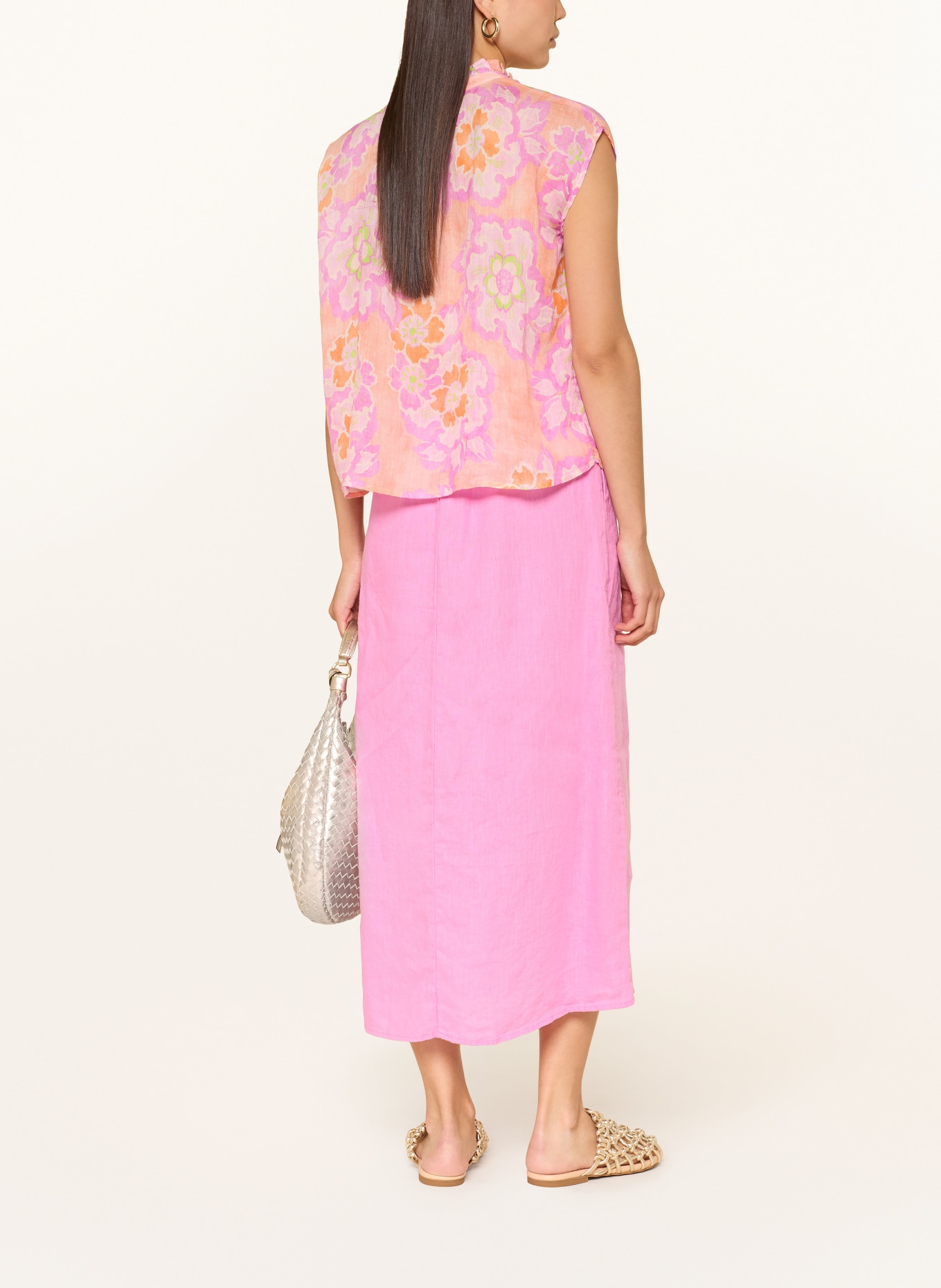 TONNO & PANNA Blusentop: HELLROSA / HELLORANGE / NEONGRÜN