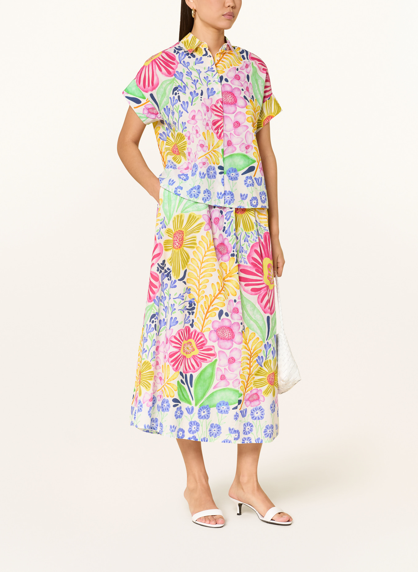 TONNO & PANNA skirt: WHITE / PINK / YELLOW