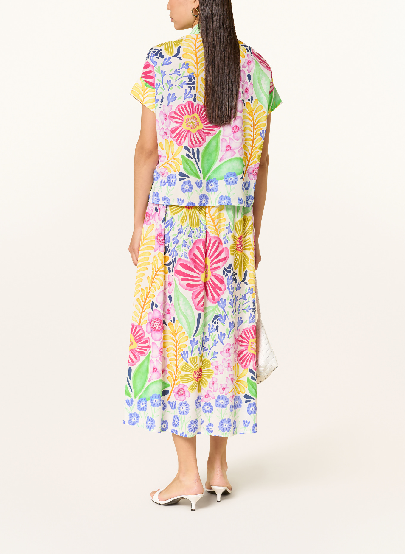 TONNO & PANNA skirt: WHITE / PINK / YELLOW