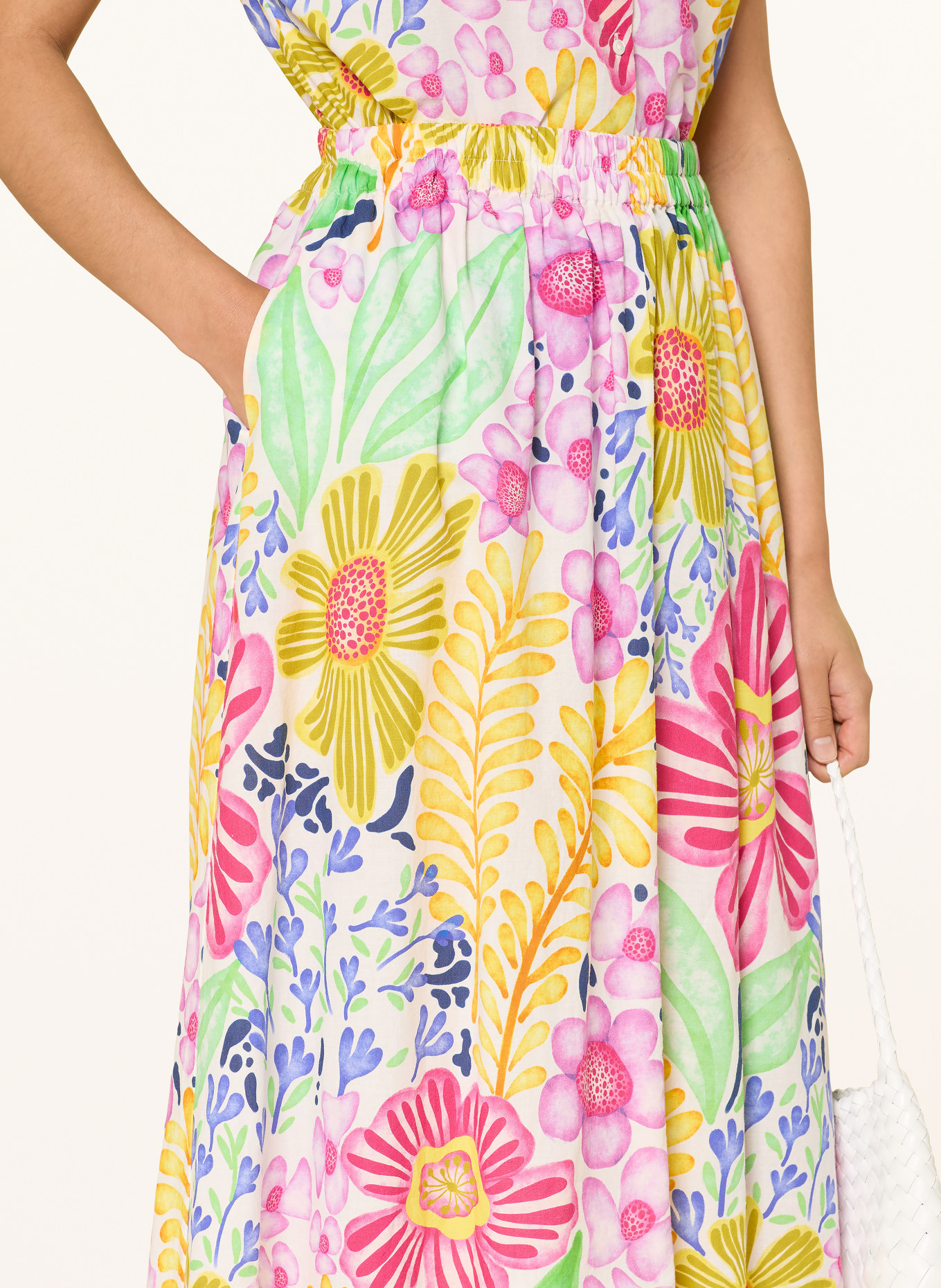 TONNO & PANNA skirt: WHITE / PINK / YELLOW