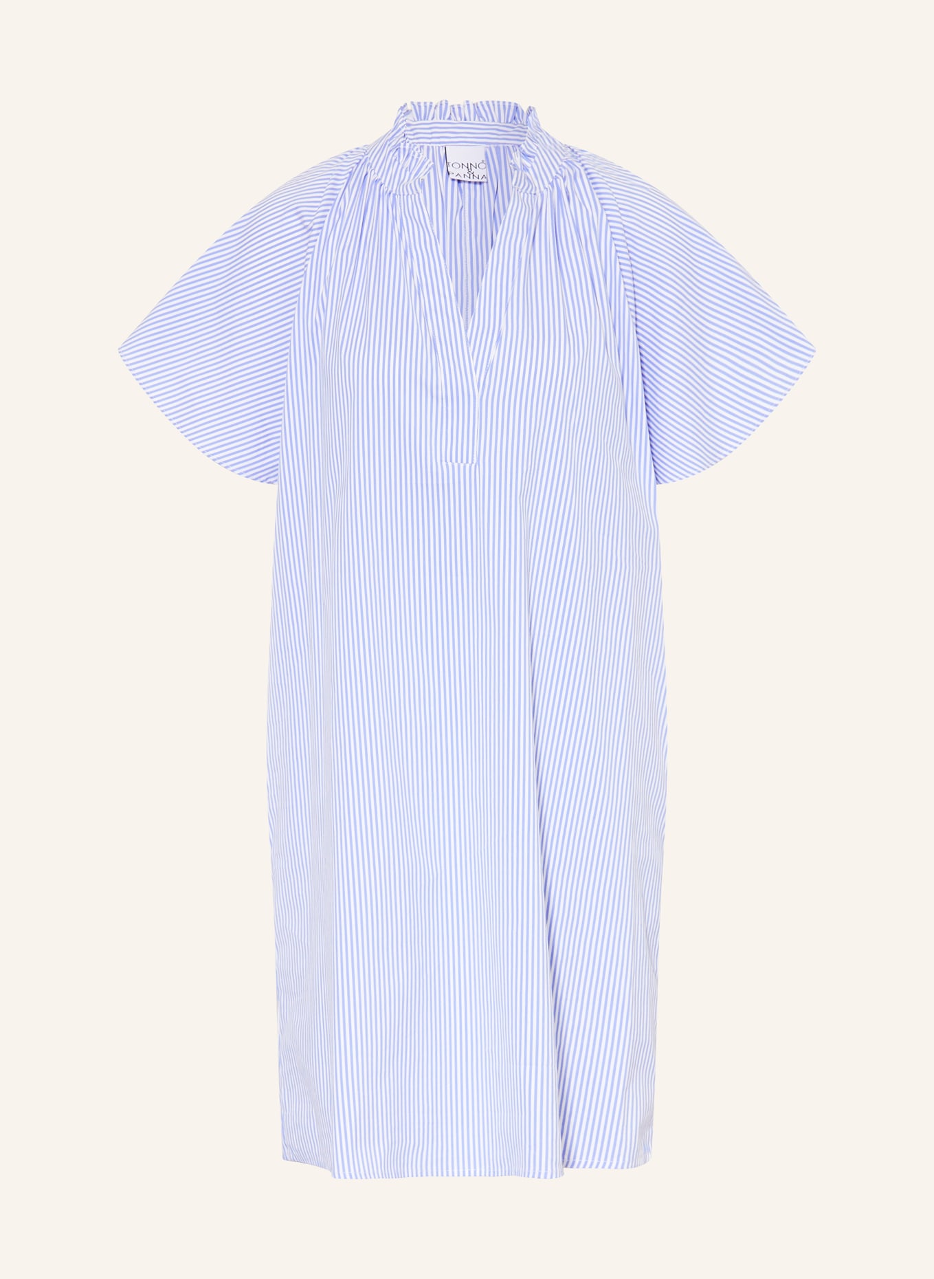 TONNO & PANNA šaty: TMAVĚ MODRÁ / BÍLÁ