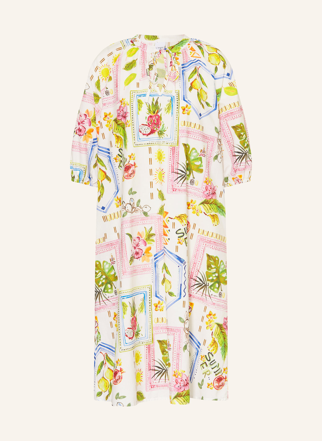 TONNO & PANNA šaty: BÍLÁ / RŮŽOVÁ / ZELENÁ