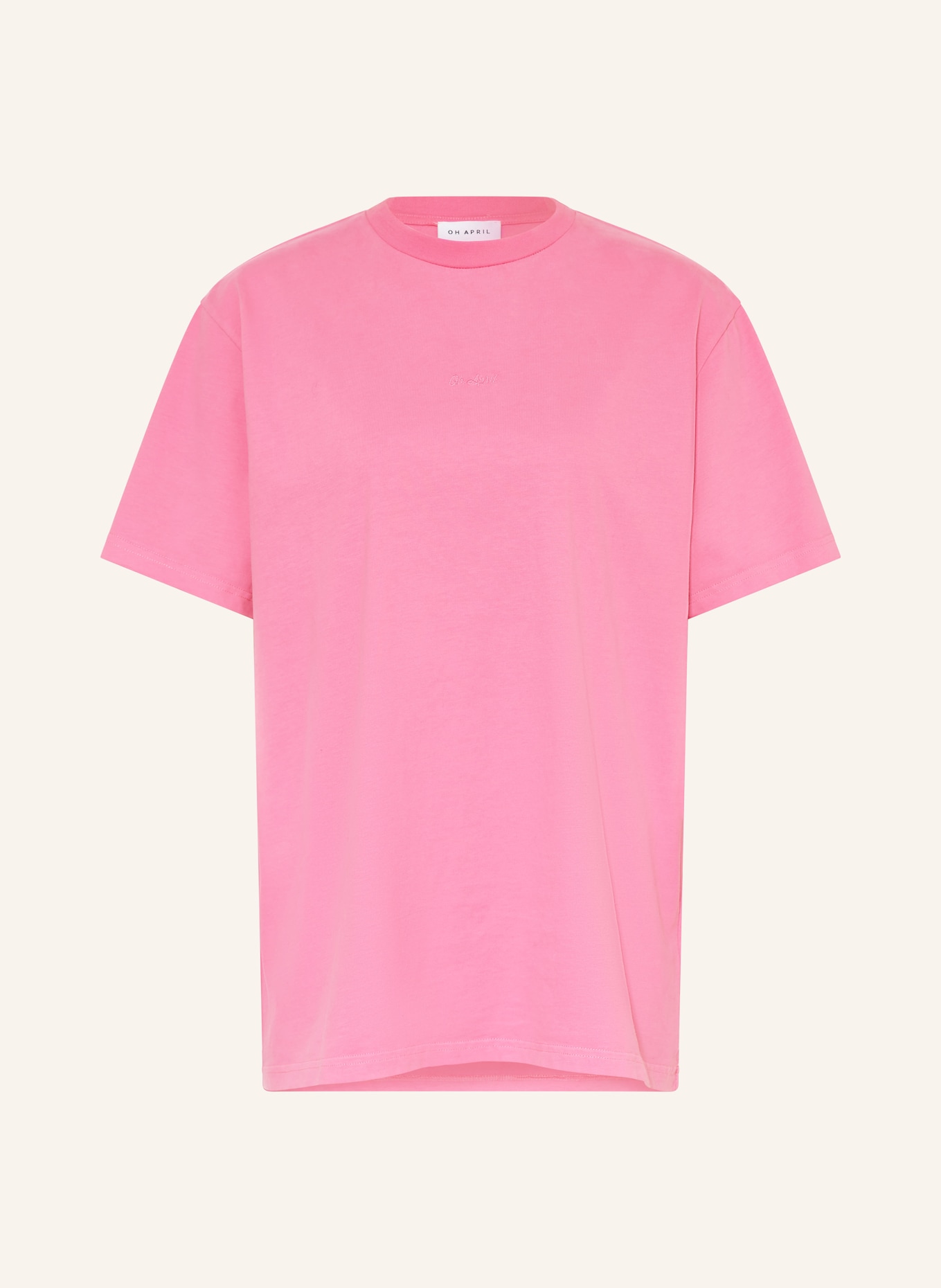 OH APRIL Oversized-Shirt NOSTALGIA HEART: PINK