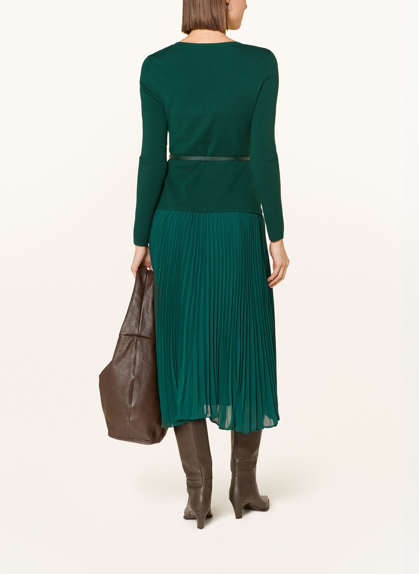 Phase Eight Kleid KAI im Materialmix: GRÜN