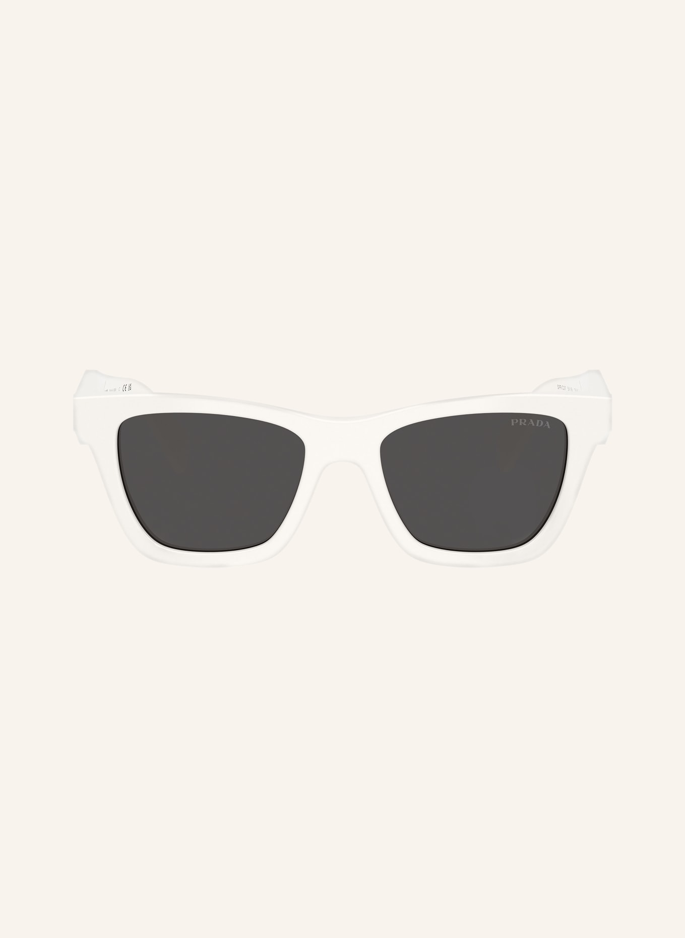PRADA Sonnenbrille PR C07S: WEISS/ DUNKELGRAU
