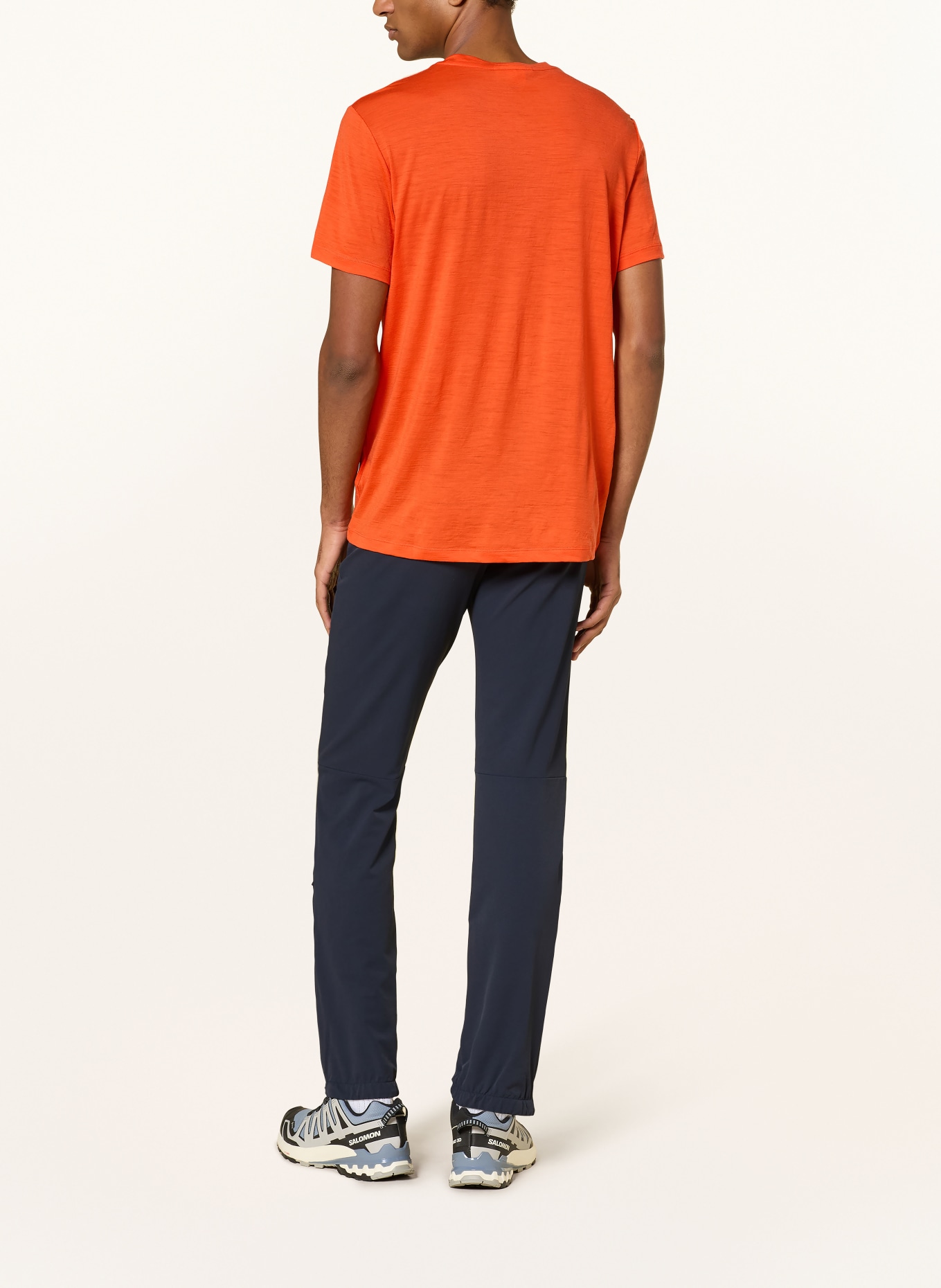 icebreaker T-Shirt aus Merinowolle: ORANGE