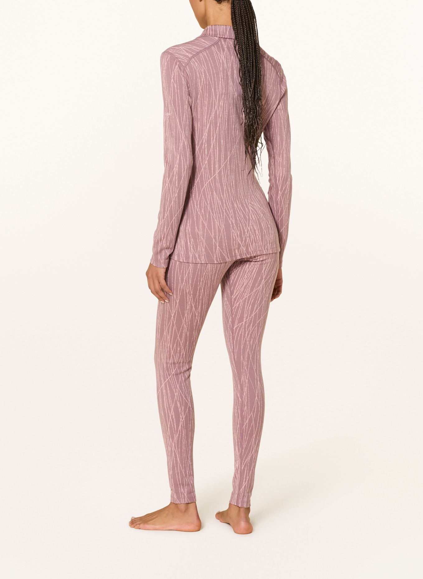 icebreaker Funktionswäsche-Hose MERINO 260 VERTEX aus Merinowolle: ALTROSA / ROSÉ