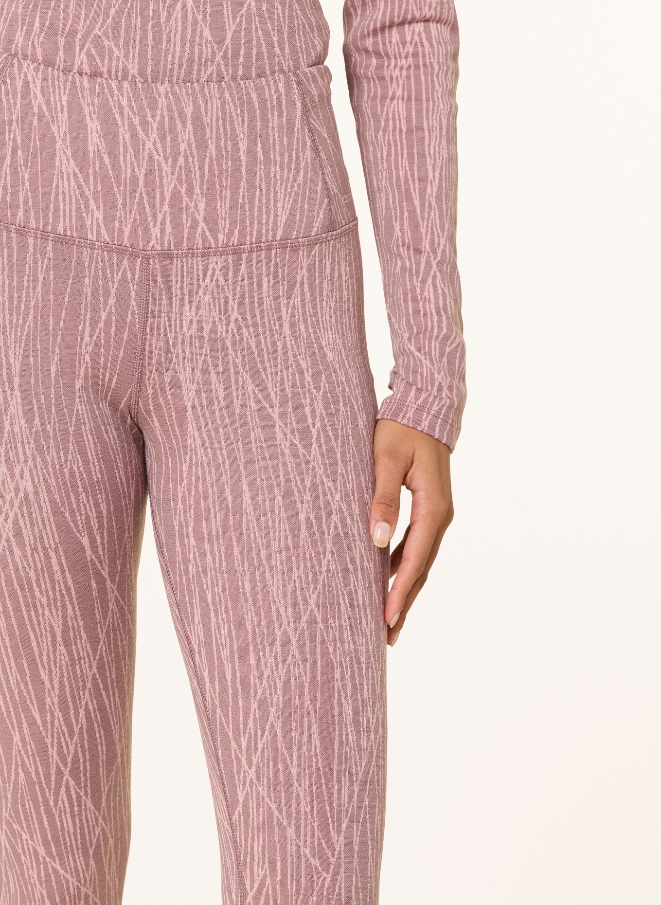 icebreaker Funktionswäsche-Hose MERINO 260 VERTEX aus Merinowolle: ALTROSA / ROSÉ