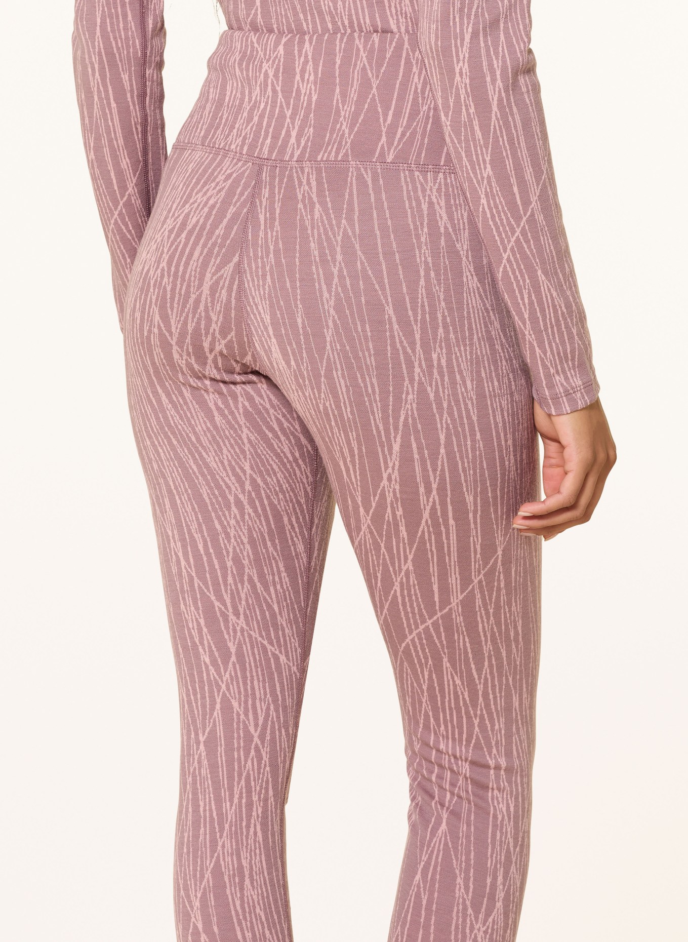 icebreaker Funktionswäsche-Hose MERINO 260 VERTEX aus Merinowolle: ALTROSA / ROSÉ