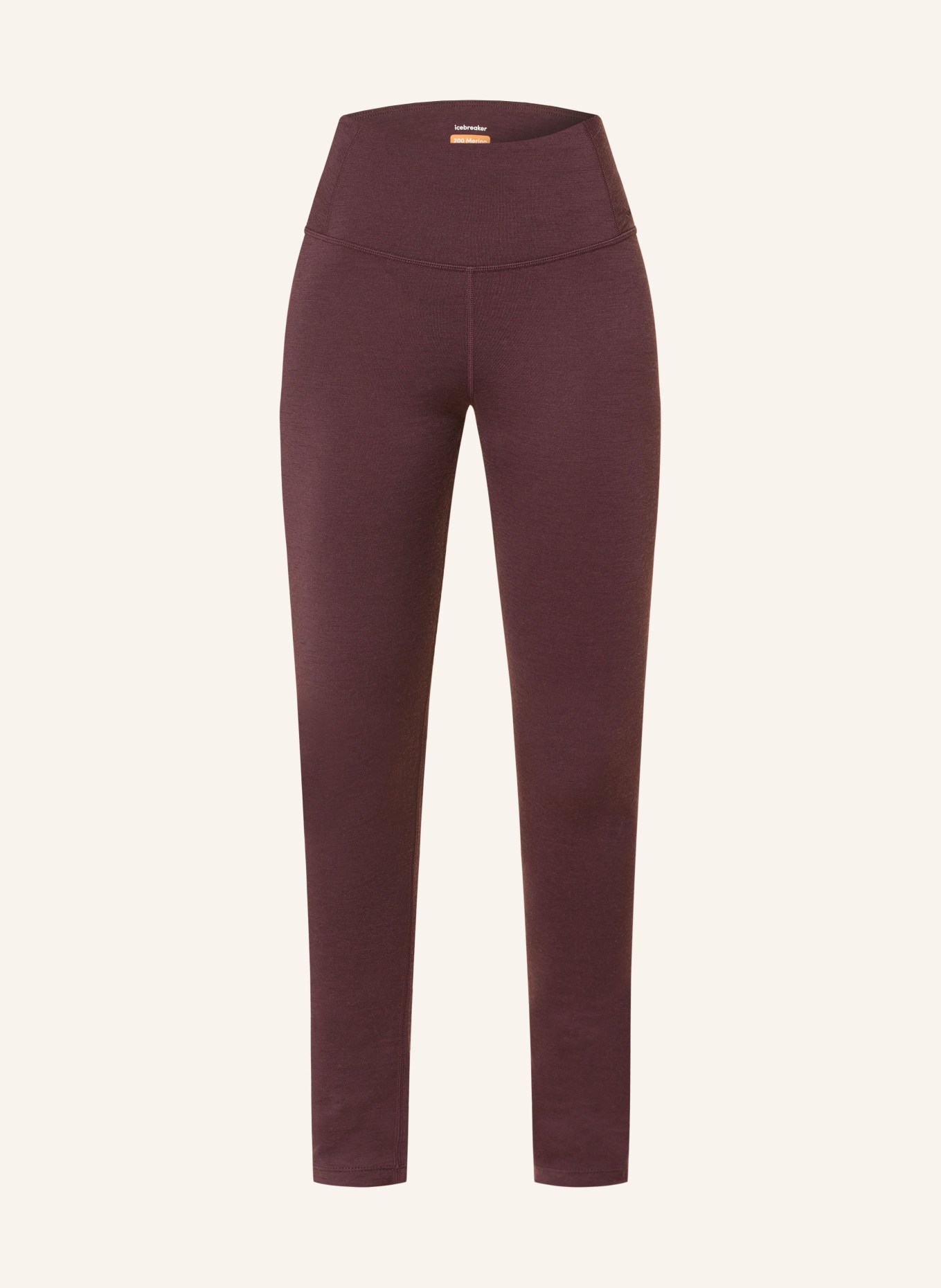 icebreaker Funkční kalhoty MERINO 200 OASIS z merino vlny: TMAVĚ ČERVENÁ
