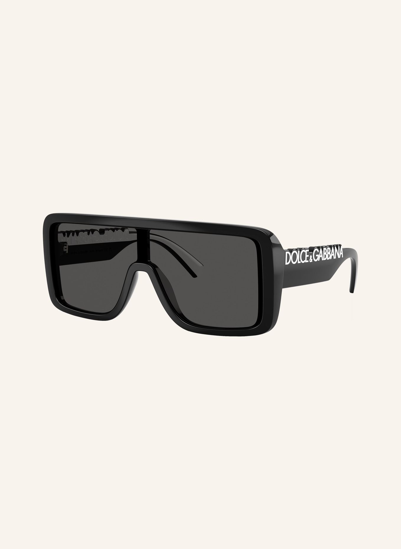 DOLCE & GABBANA Sunglasses DG6204: BLACK/ DARK GRAY