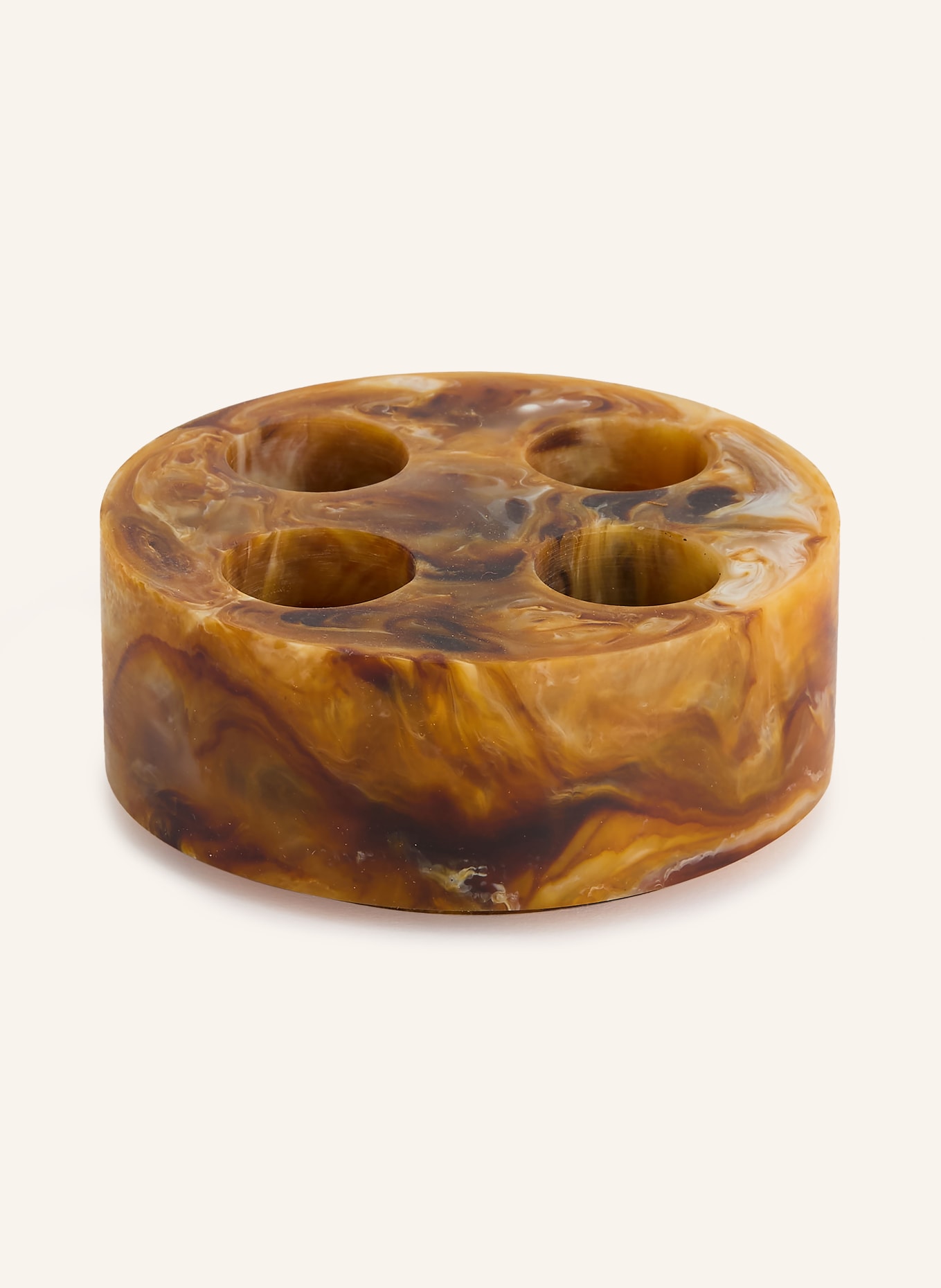 Ferm LIVING Zahnbürstenhalter MIST: DUNKELBRAUN / COGNAC