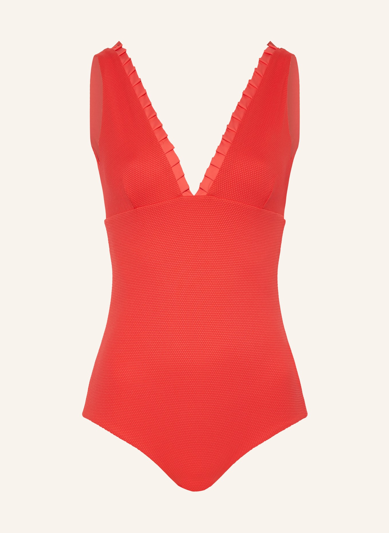MYMARINI Shape-Badeanzug SWIMSUIT NO. 2 mit UV-Schutz 50+: ROT