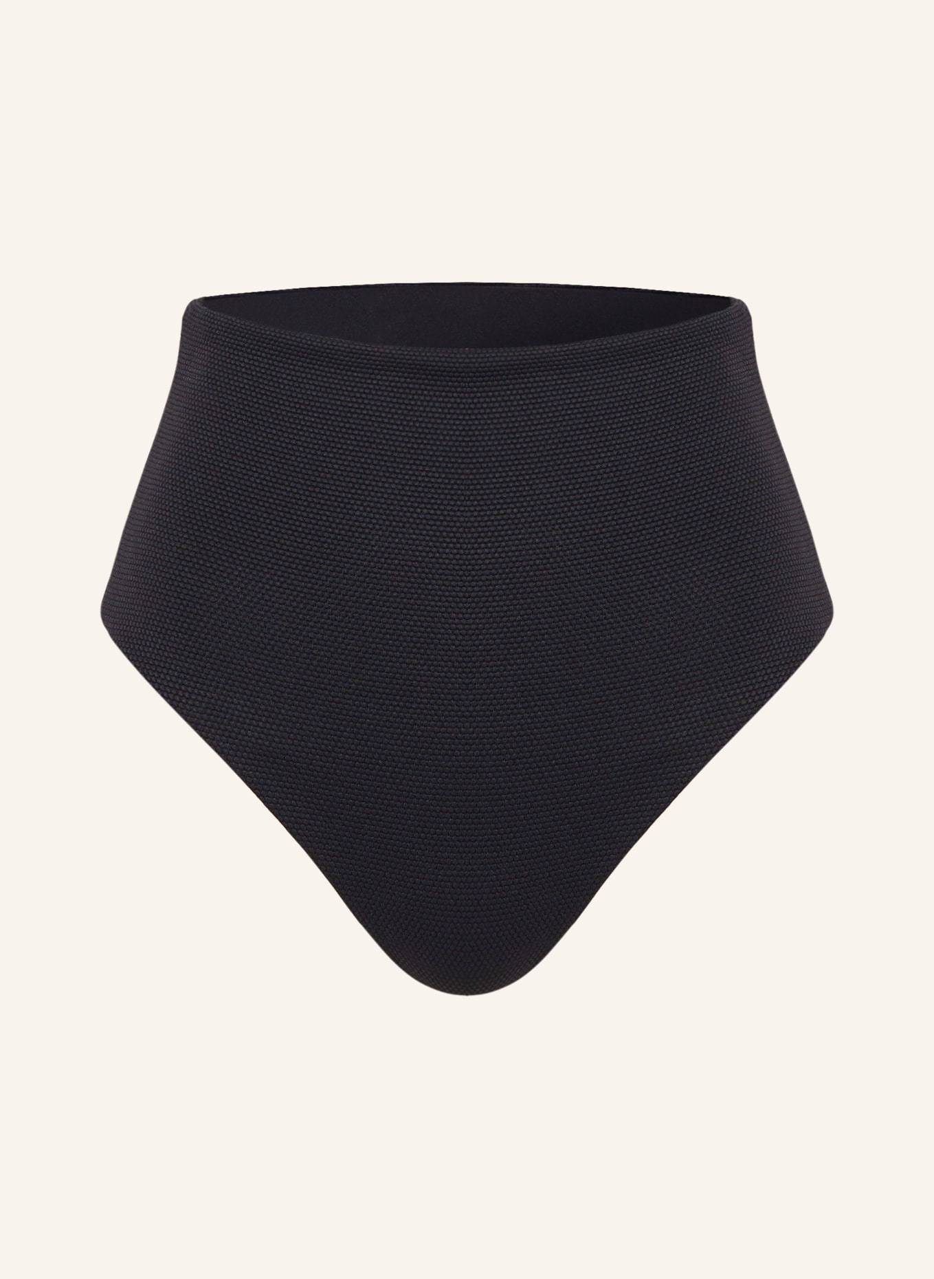 MYMARINI High-Waist-Bikini-Hose BOTTOM NO 2 mit UV-Schutz 50+: SCHWARZ