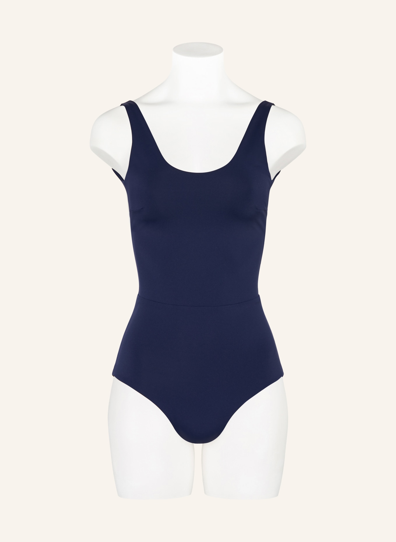 MYMARINI Badeanzug CLASSICS zum Wenden mit UV-Schutz 50+: DUNKELBLAU / SCHWARZ