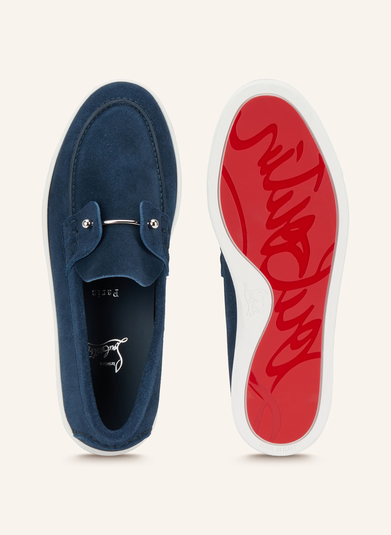 Christian Louboutin Loafer CHAMBELIBOAT: DUNKELBLAU