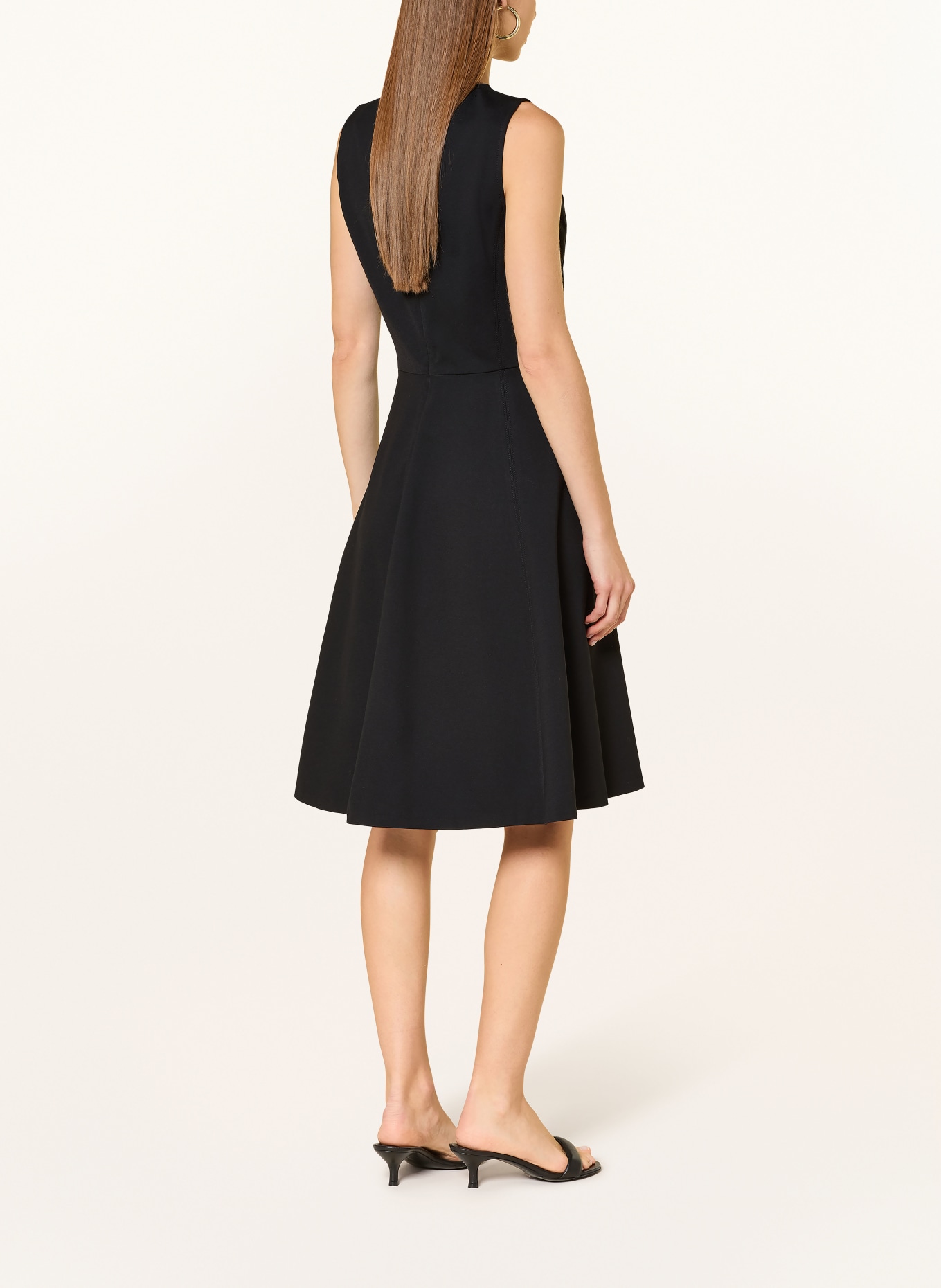 LAUREN RALPH LAUREN Jerseykleid: SCHWARZ