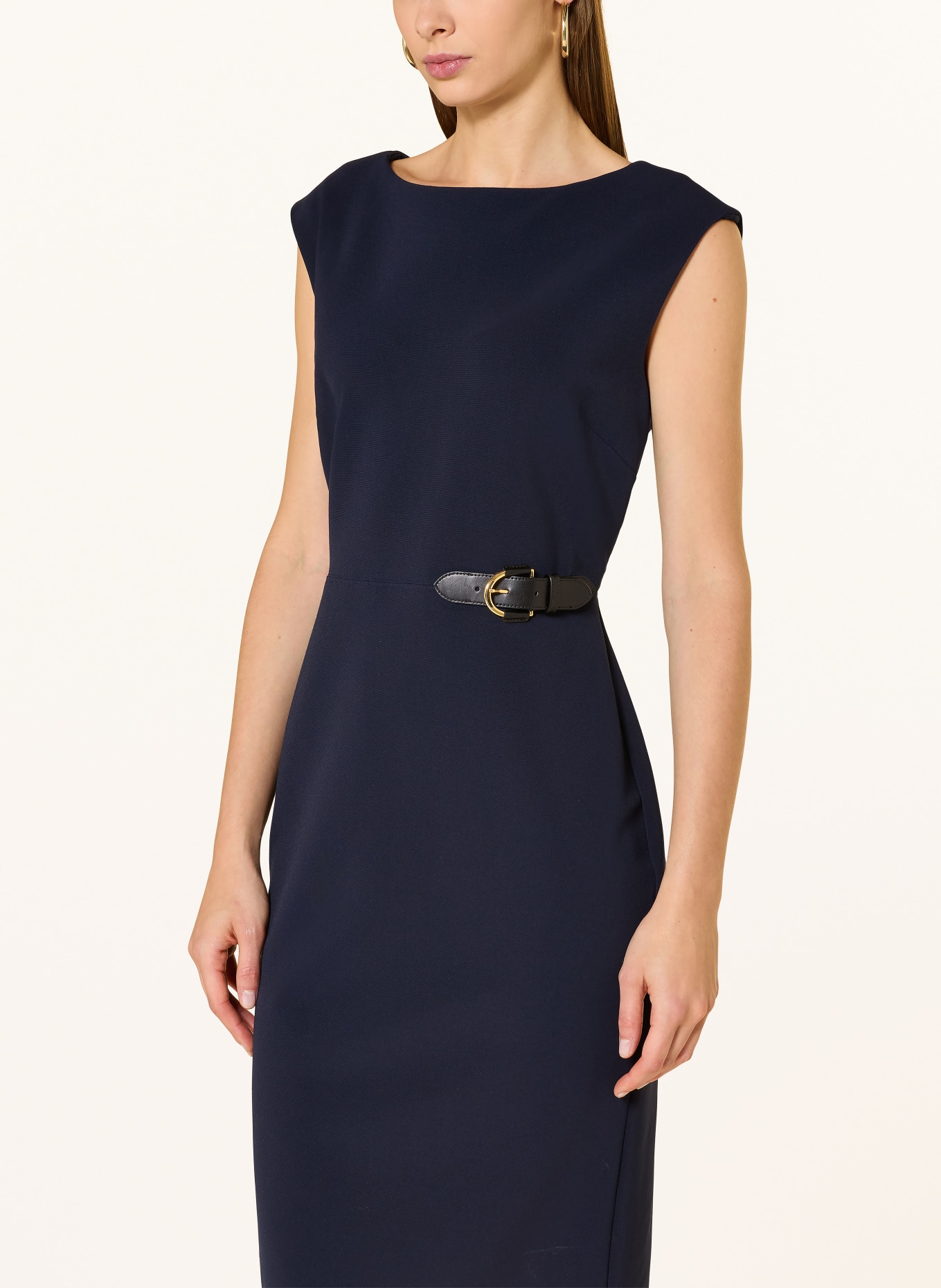 LAUREN RALPH LAUREN Kleid: DUNKELBLAU