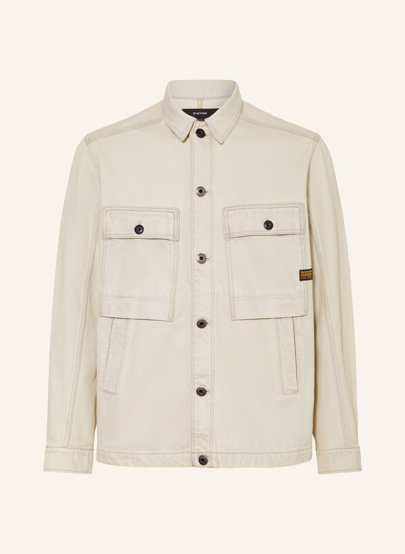 G-Star Surveste en jean MOSA: CRÈME