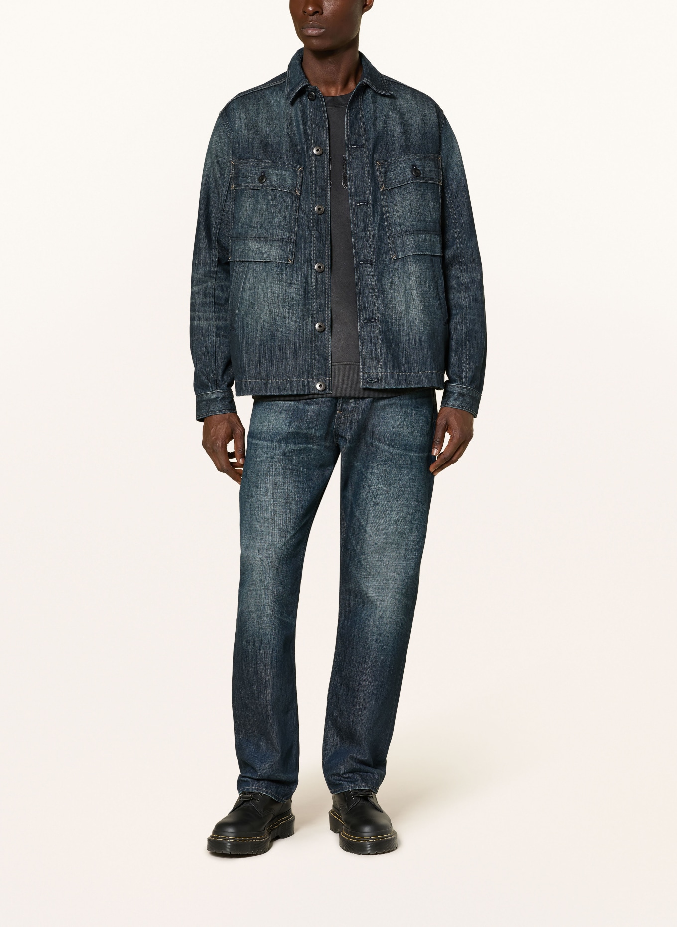 G-Star Jeans-Overjacket MOSA: BLAU