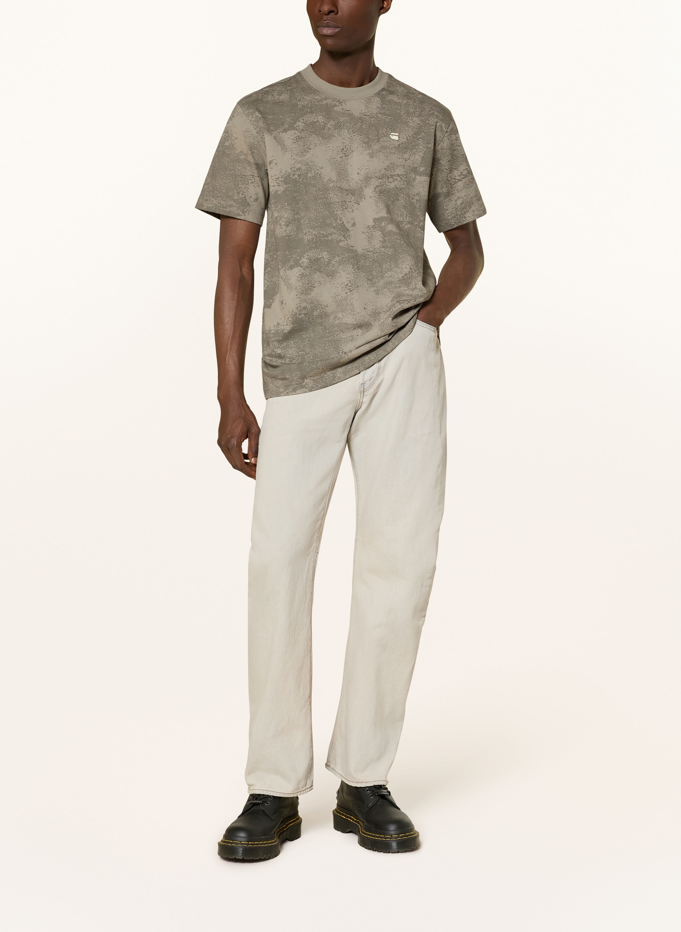 G-Star T-Shirt: HELLBRAUN / BRAUN