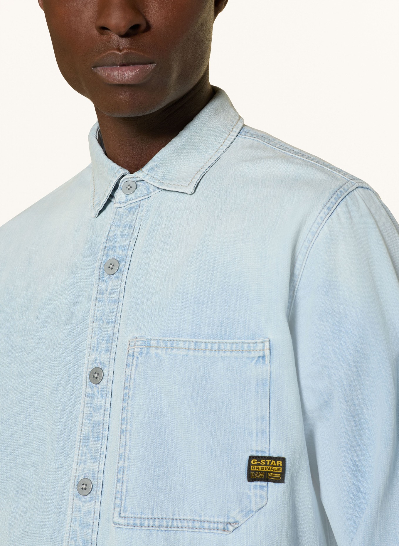 G-Star Jeanshemd Regular Fit: HELLBLAU