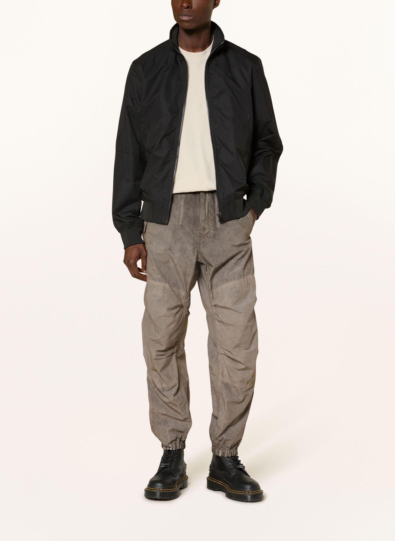 G-Star Cargové kalhoty Extra Slim Fit, oboustranné: ŠEDÁ / SVĚTLE ŠEDÁ