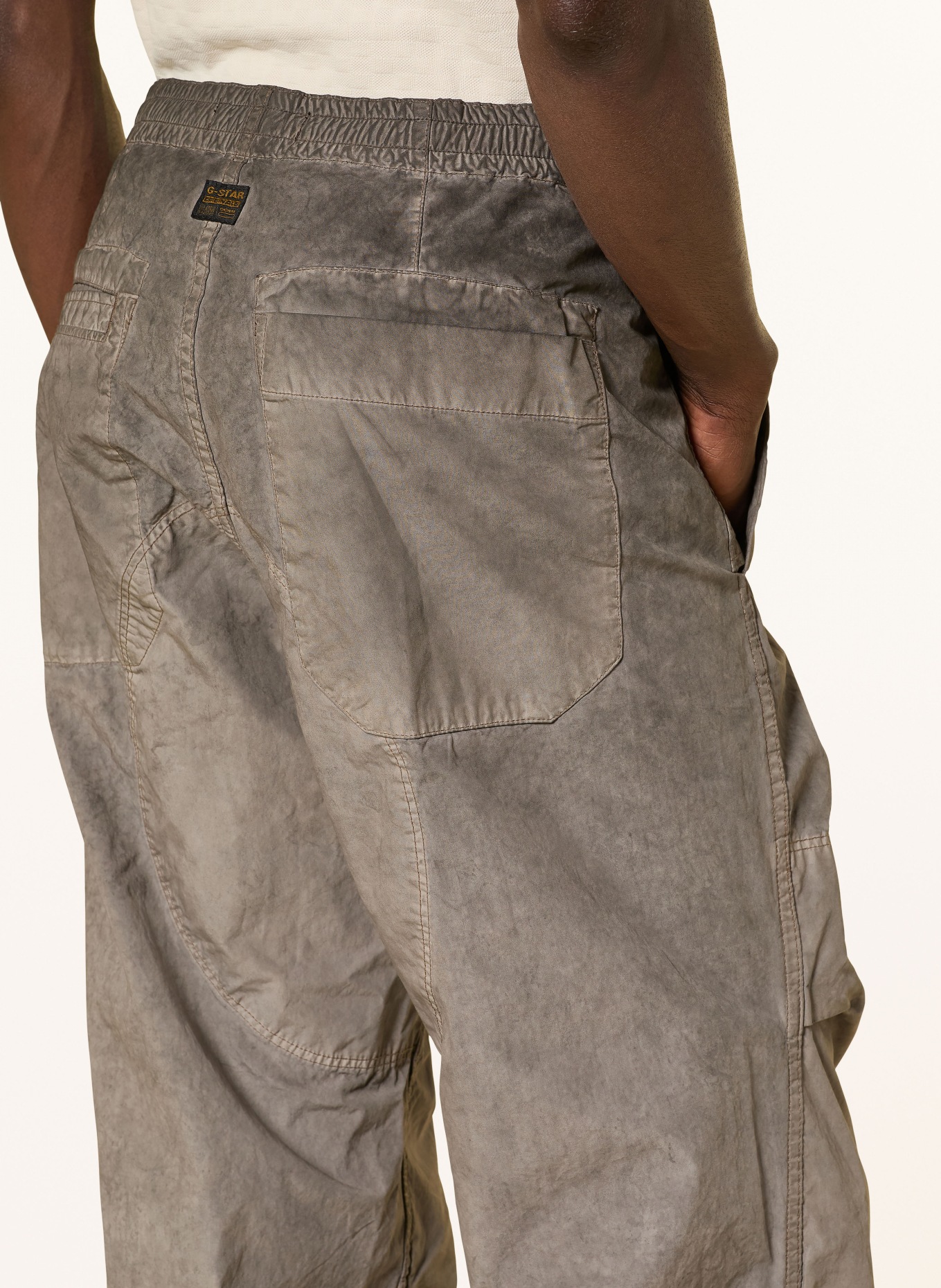 G-Star Cargové kalhoty Extra Slim Fit, oboustranné: ŠEDÁ / SVĚTLE ŠEDÁ