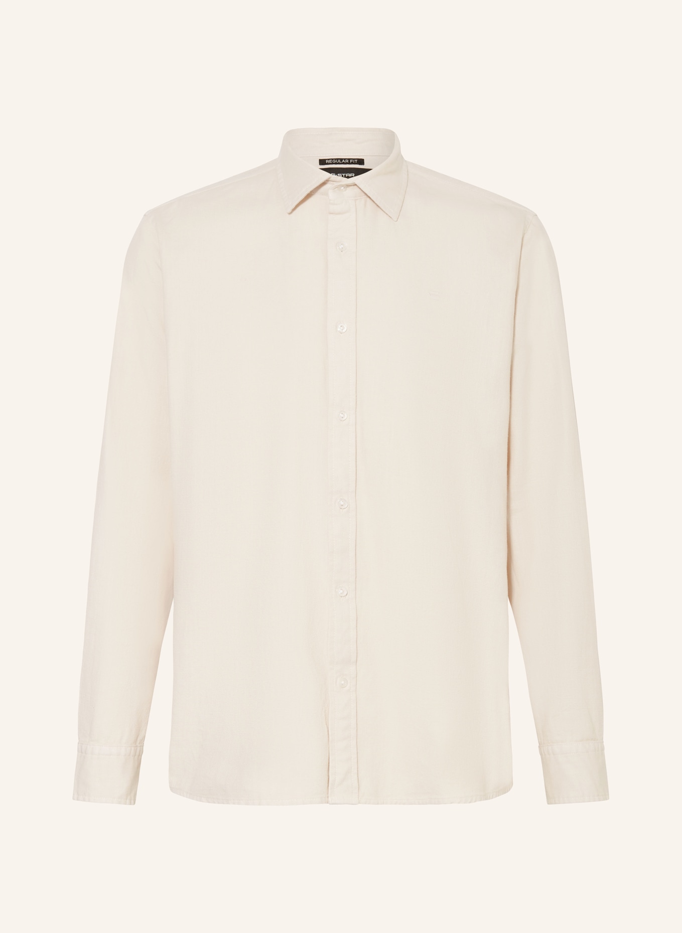 G-Star Košile Regular Fit: KRÉMOVÁ