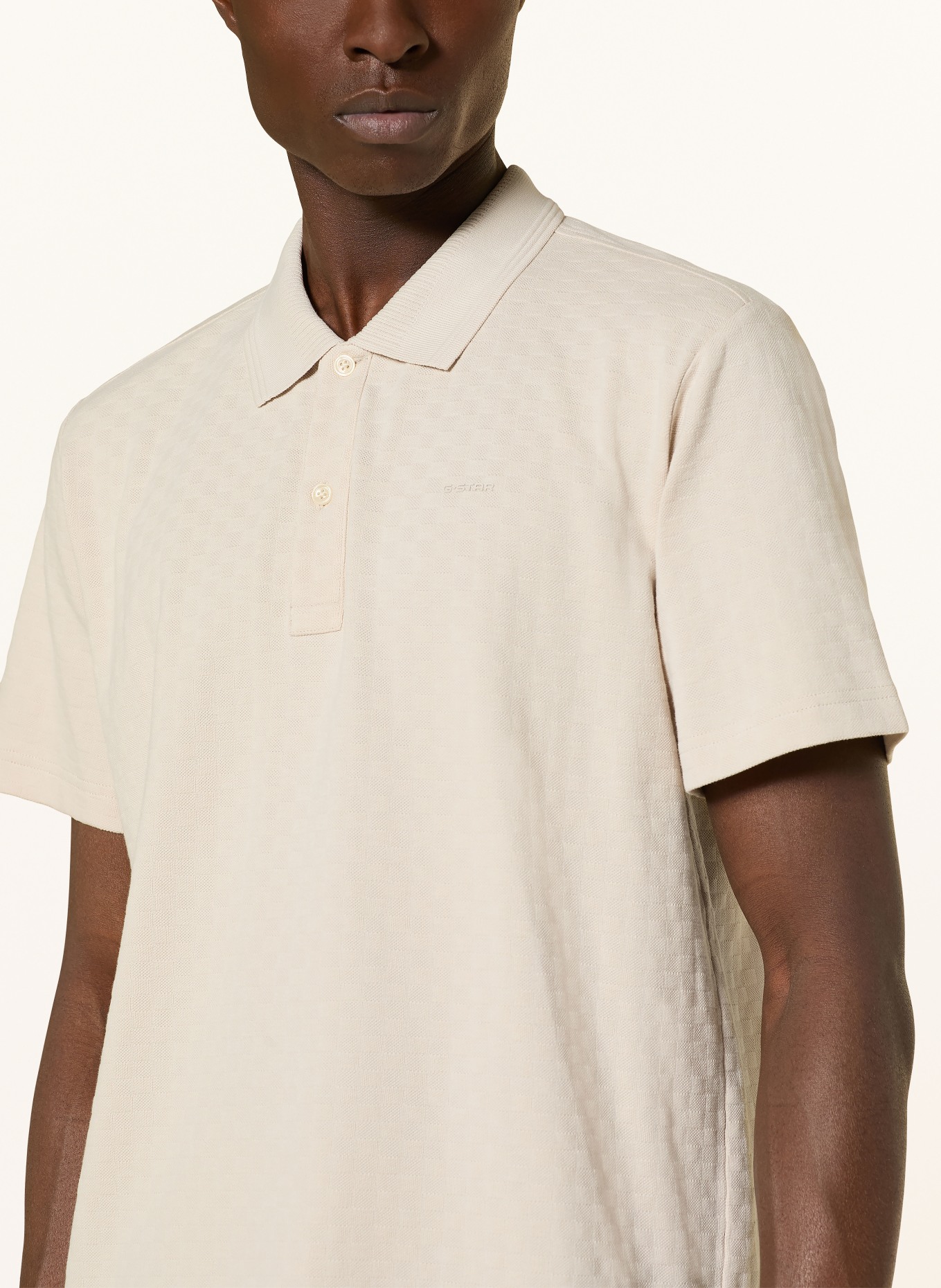 G-Star Jersey-Poloshirt: CREME