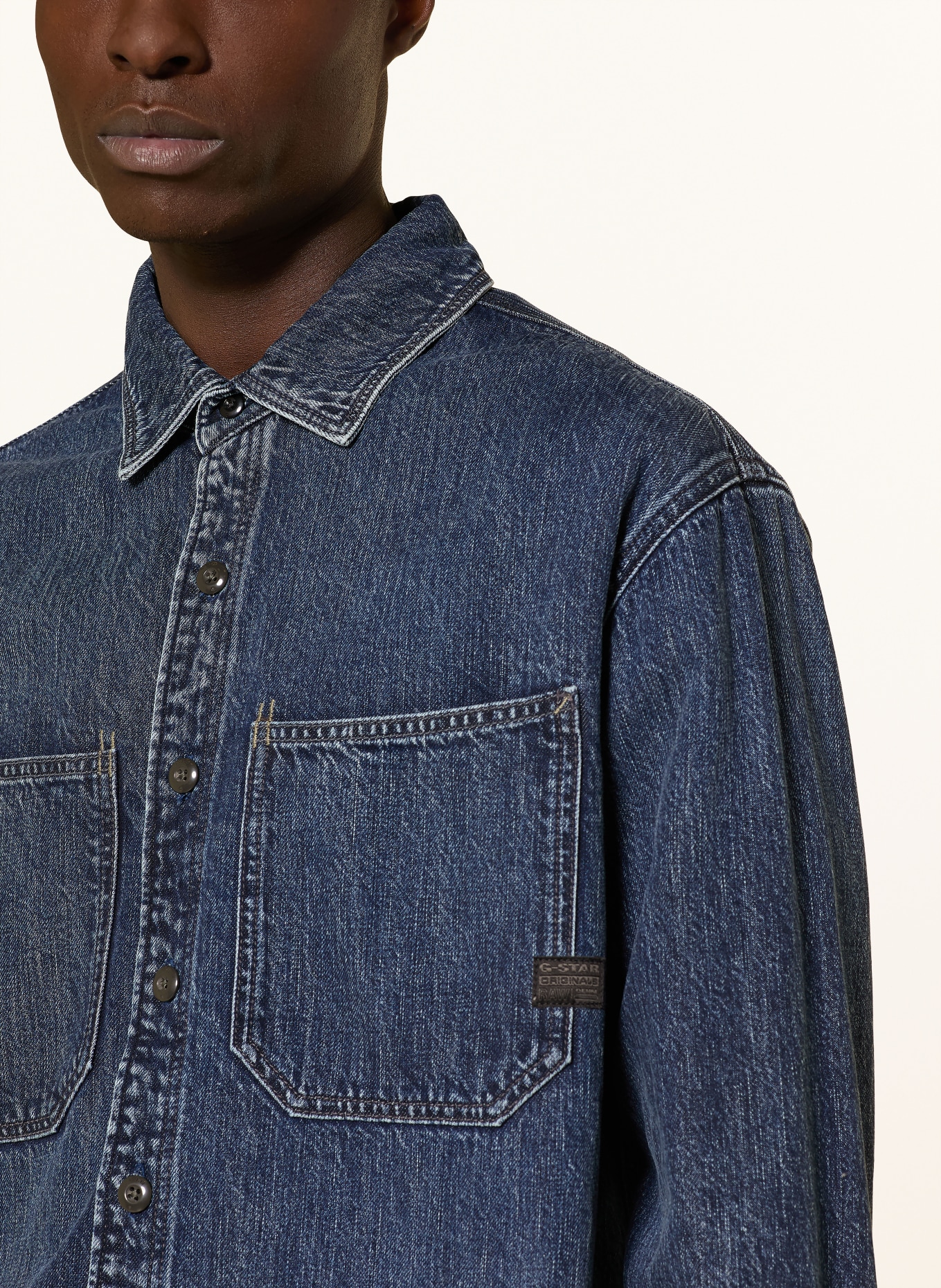 G-Star denim overjacket: DARK BLUE