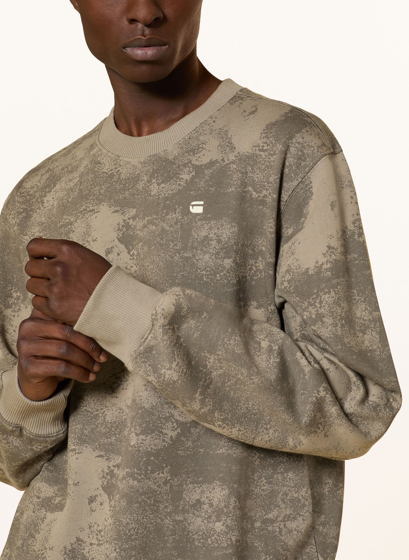 G-Star sweatshirt: LIGHT BROWN / BROWN