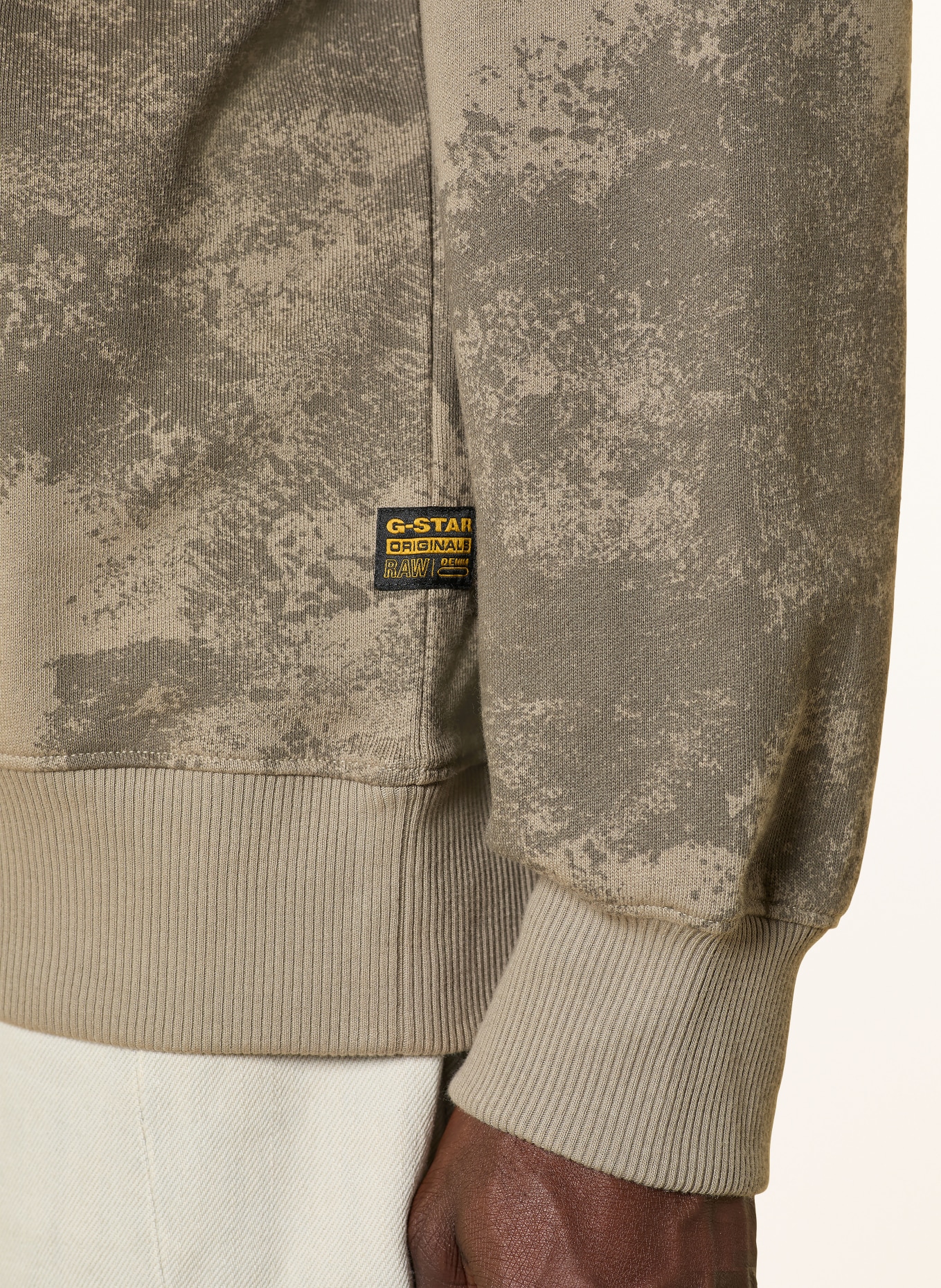 G-Star sweatshirt: LIGHT BROWN / BROWN