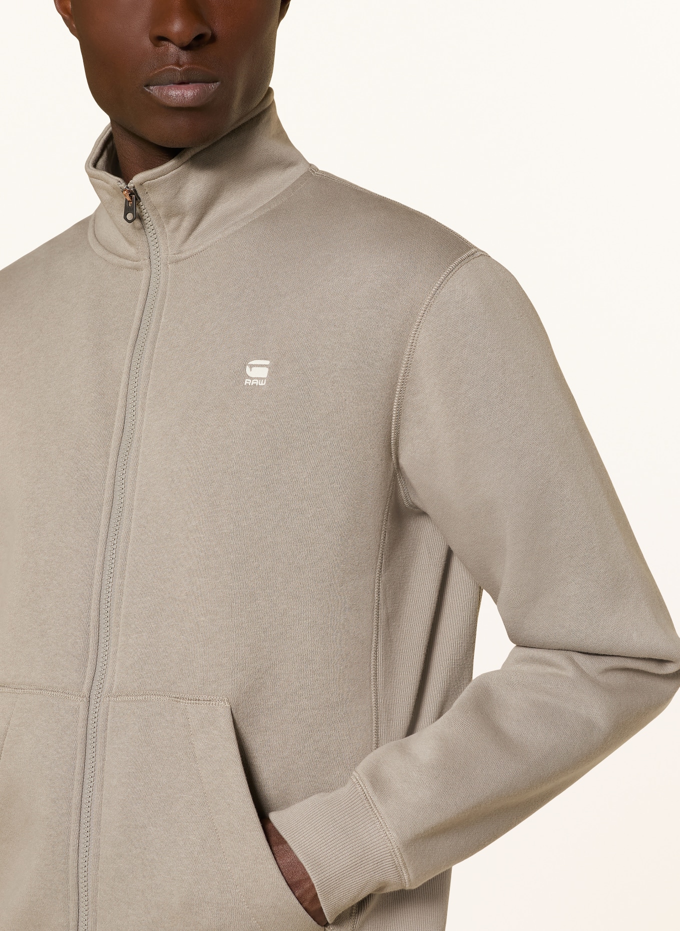 G-Star sweat jacket: LIGHT GRAY