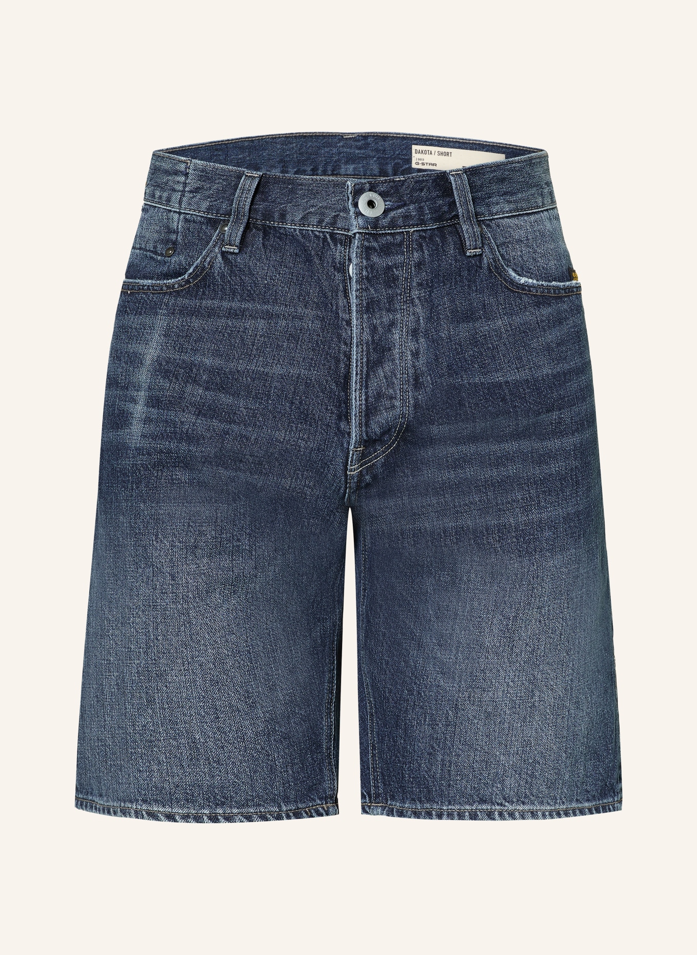 G-Star Jeansshort DAKOTA: DONKERBLAUW