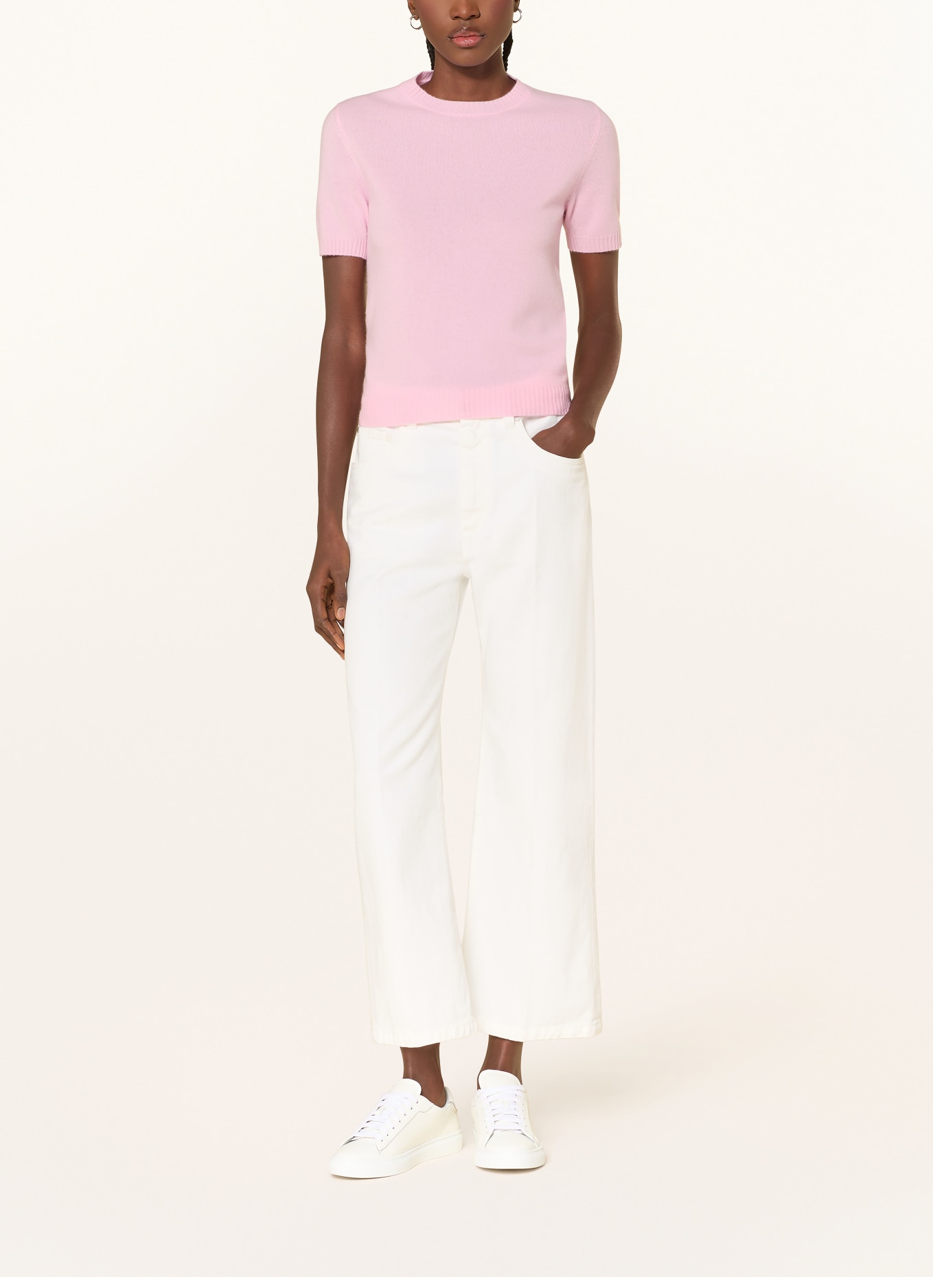 lunaria cashmere Strickshirt aus Cashmere: ROSA