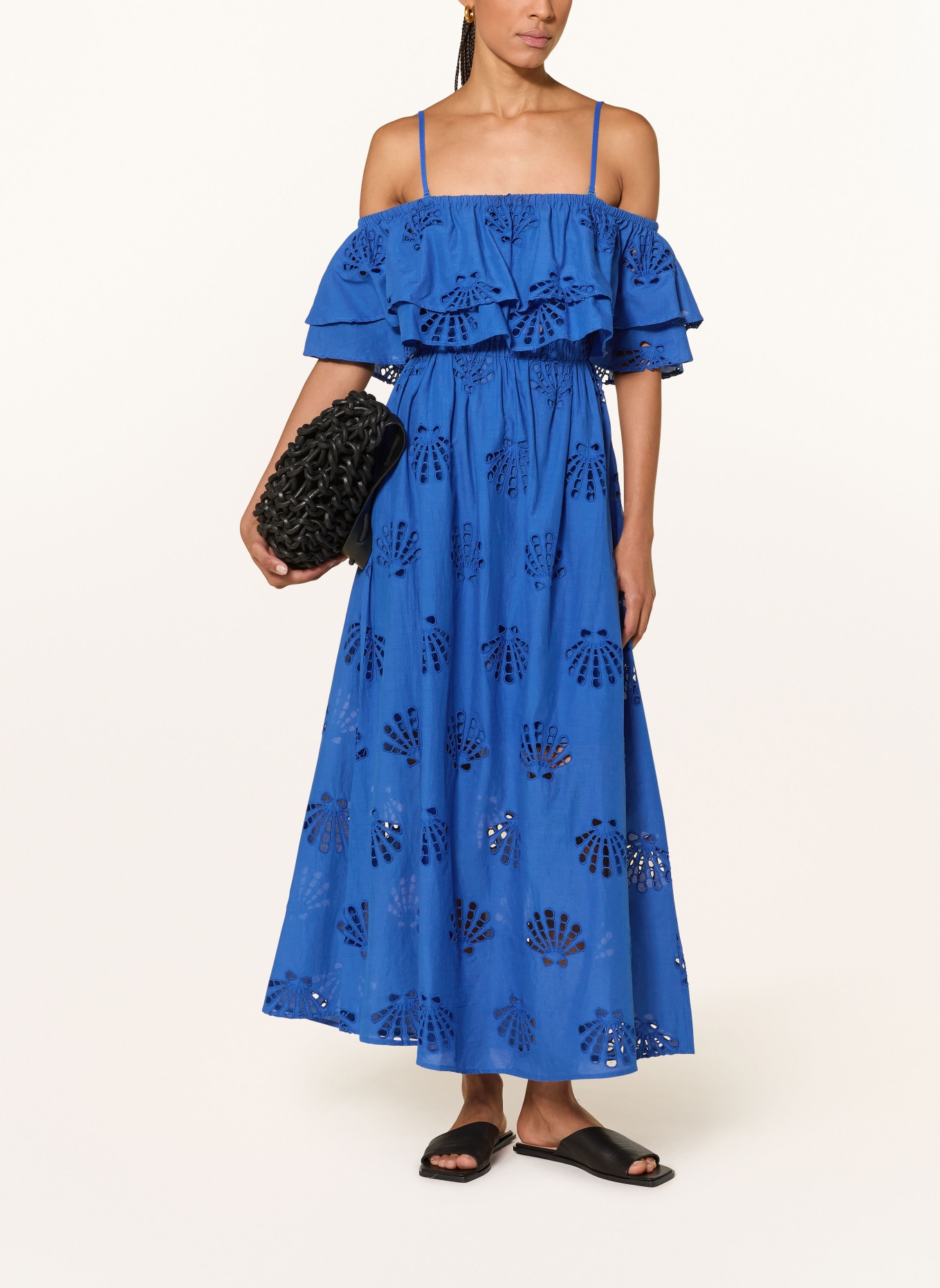 watercult Plážové šaty DOLCE LEMON z krajkové látky: MODRÁ