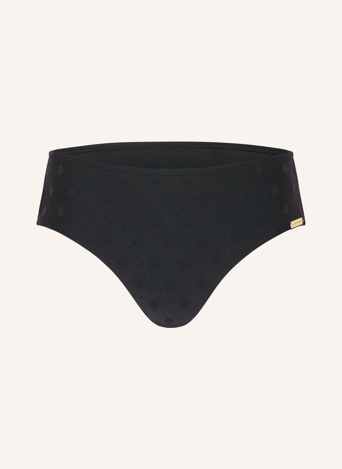 watercult Panty-Bikini-Hose MODERN DOTS: SCHWARZ