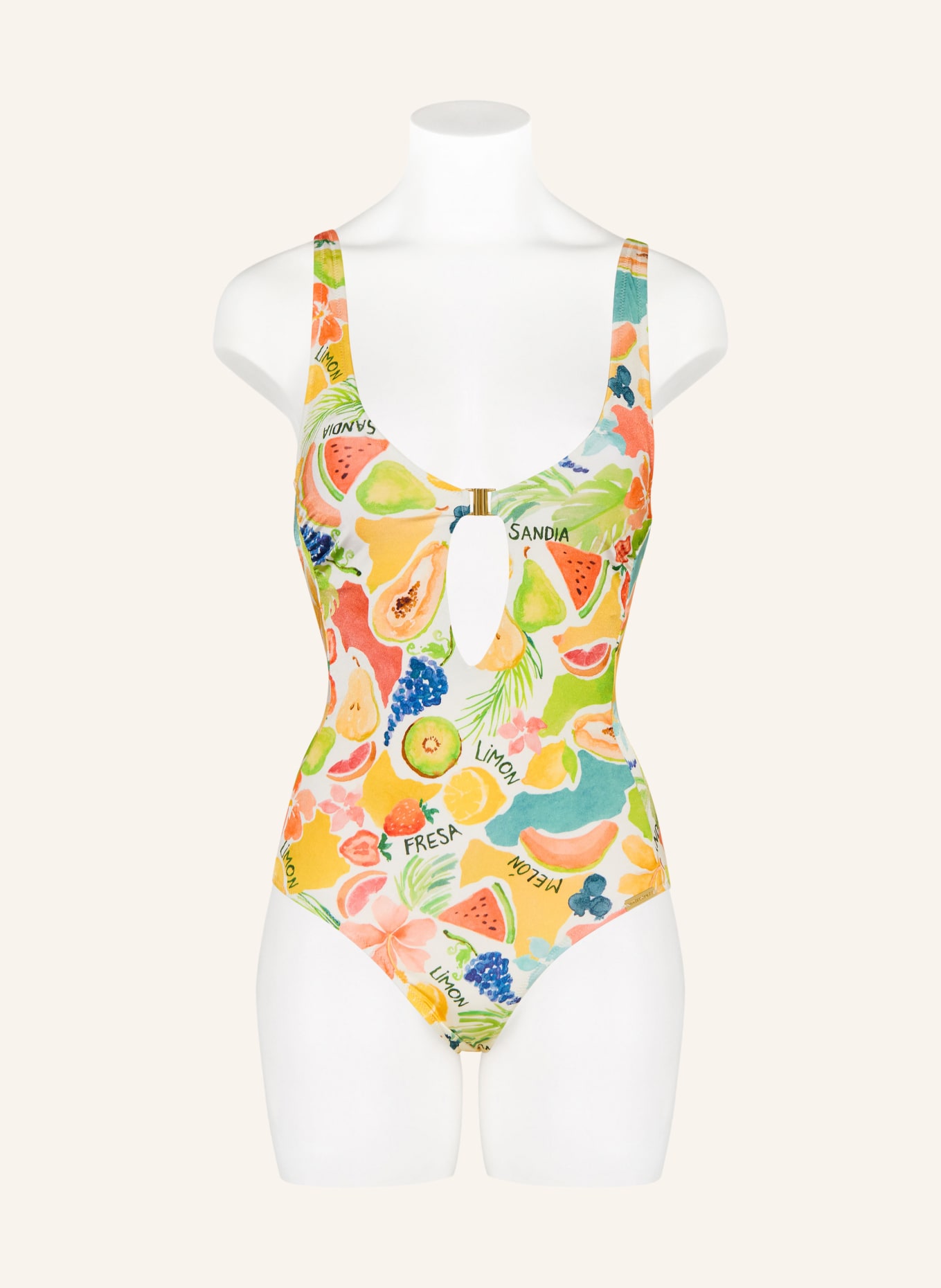 watercult Plavky FRUITBOWL: ŽLUTÁ / SVĚTLE ZELENÁ / BÍLÁ