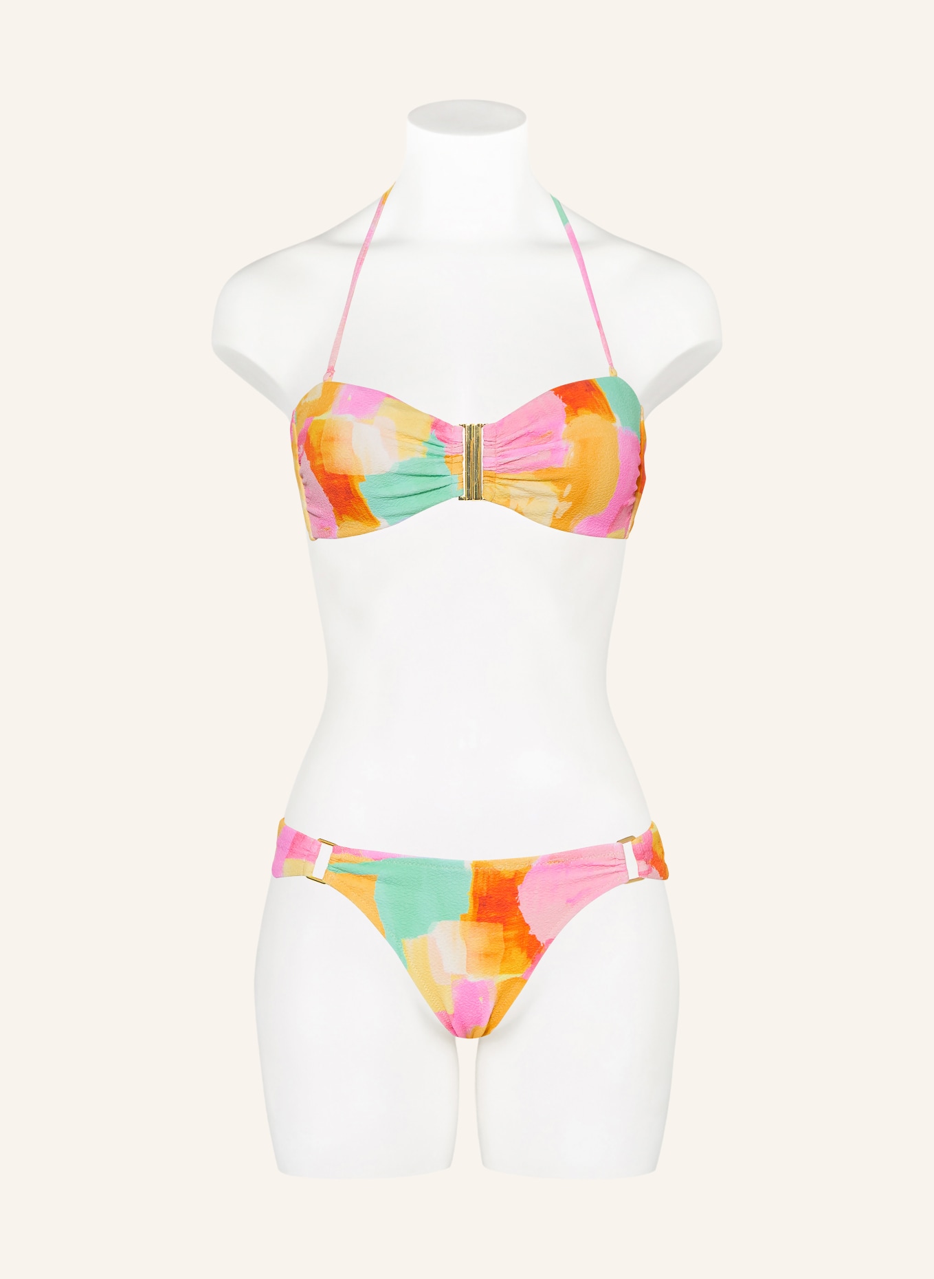 watercult Basic-Bikini-Hose EMPOWERED PLAY: ROSA / GELB / TÜRKIS