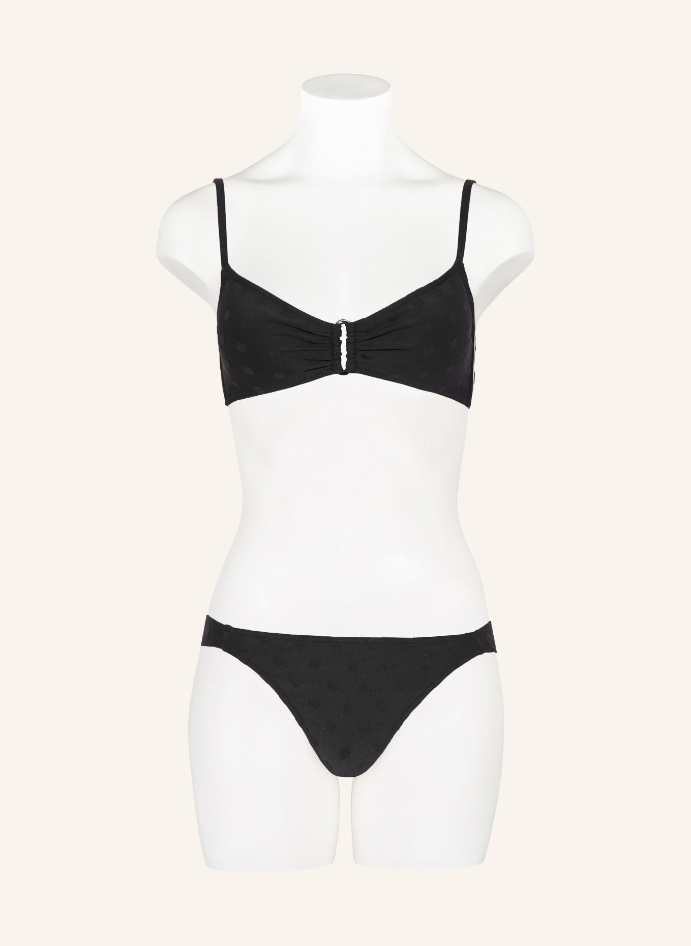 watercult Triangel-Bikini-Hose MODERN DOTS: SCHWARZ