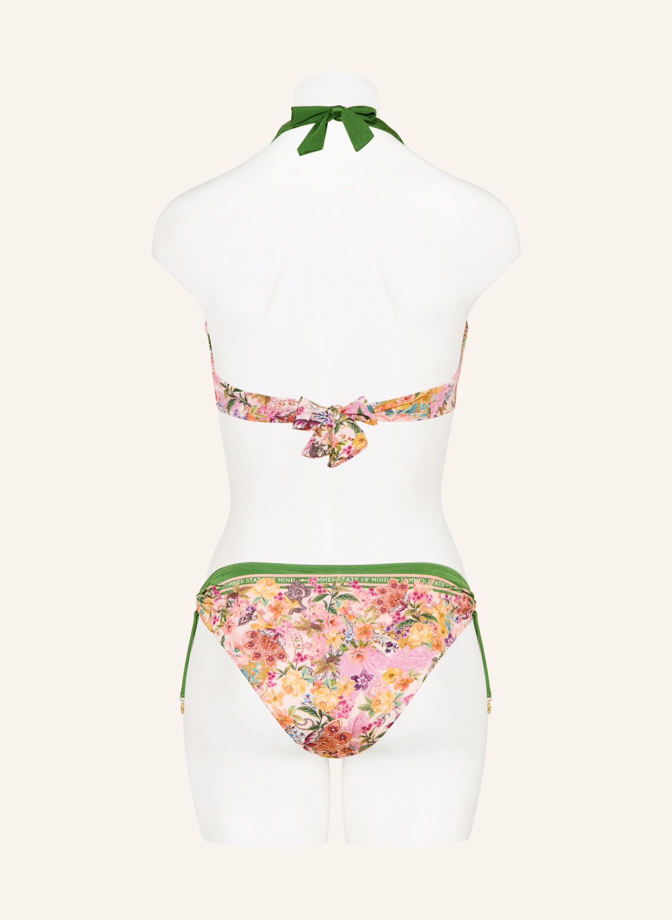 watercult Basic-Bikini-Hose PRETTY BOHO: PINK / GELB / GRÜN