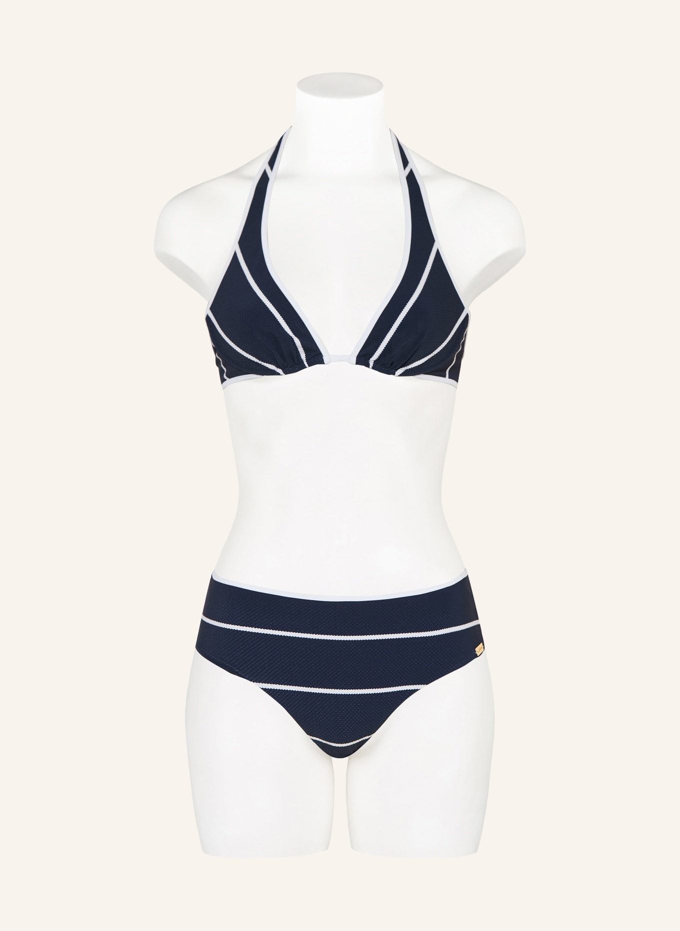 watercult Základní bikiny COASTAL LINES: TMAVĚ MODRÁ / BÍLÁ