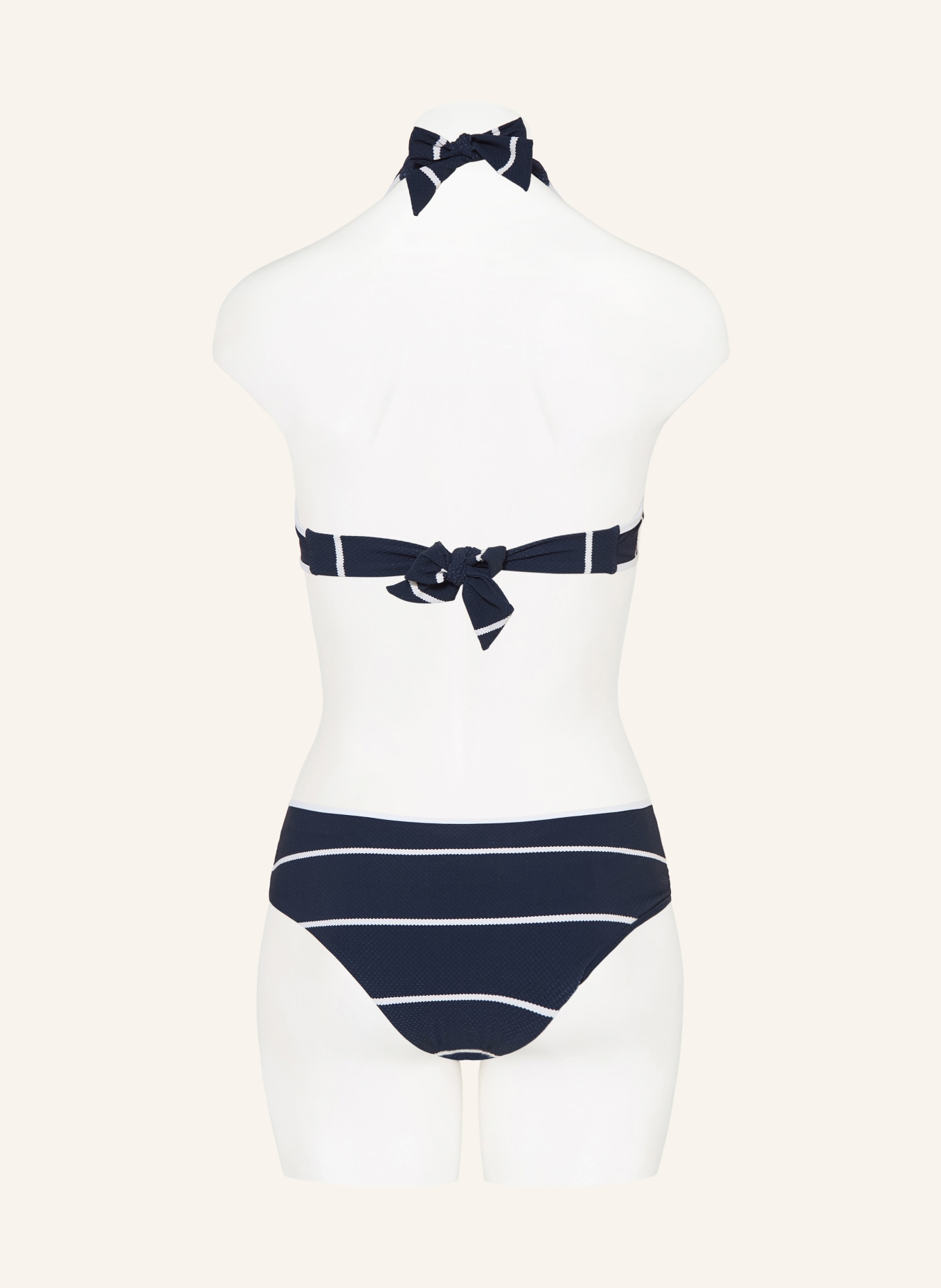 watercult Základní bikiny COASTAL LINES: TMAVĚ MODRÁ / BÍLÁ