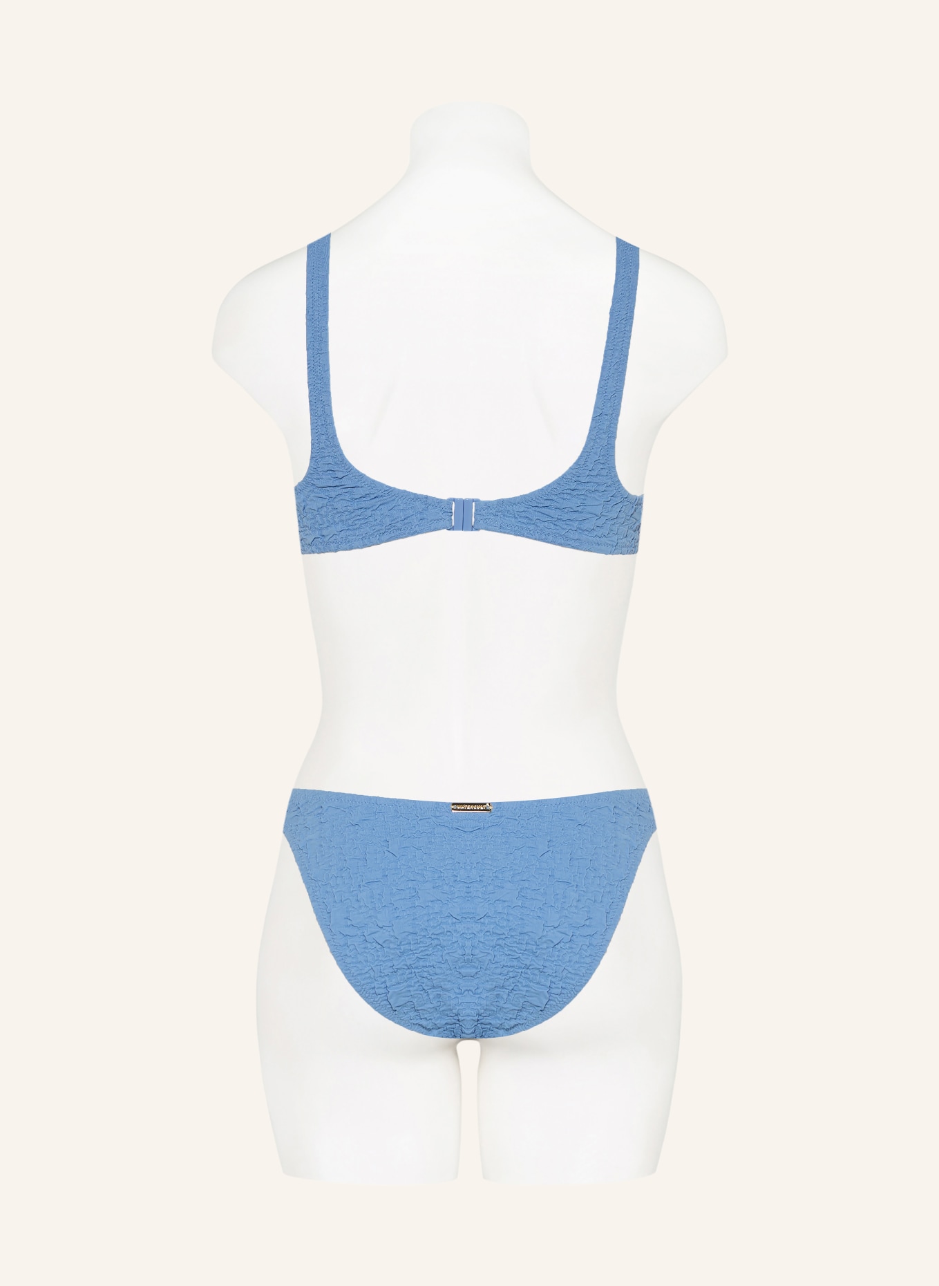 watercult Basic-Bikini-Hose TIDAL TEXTURE: HELLBLAU