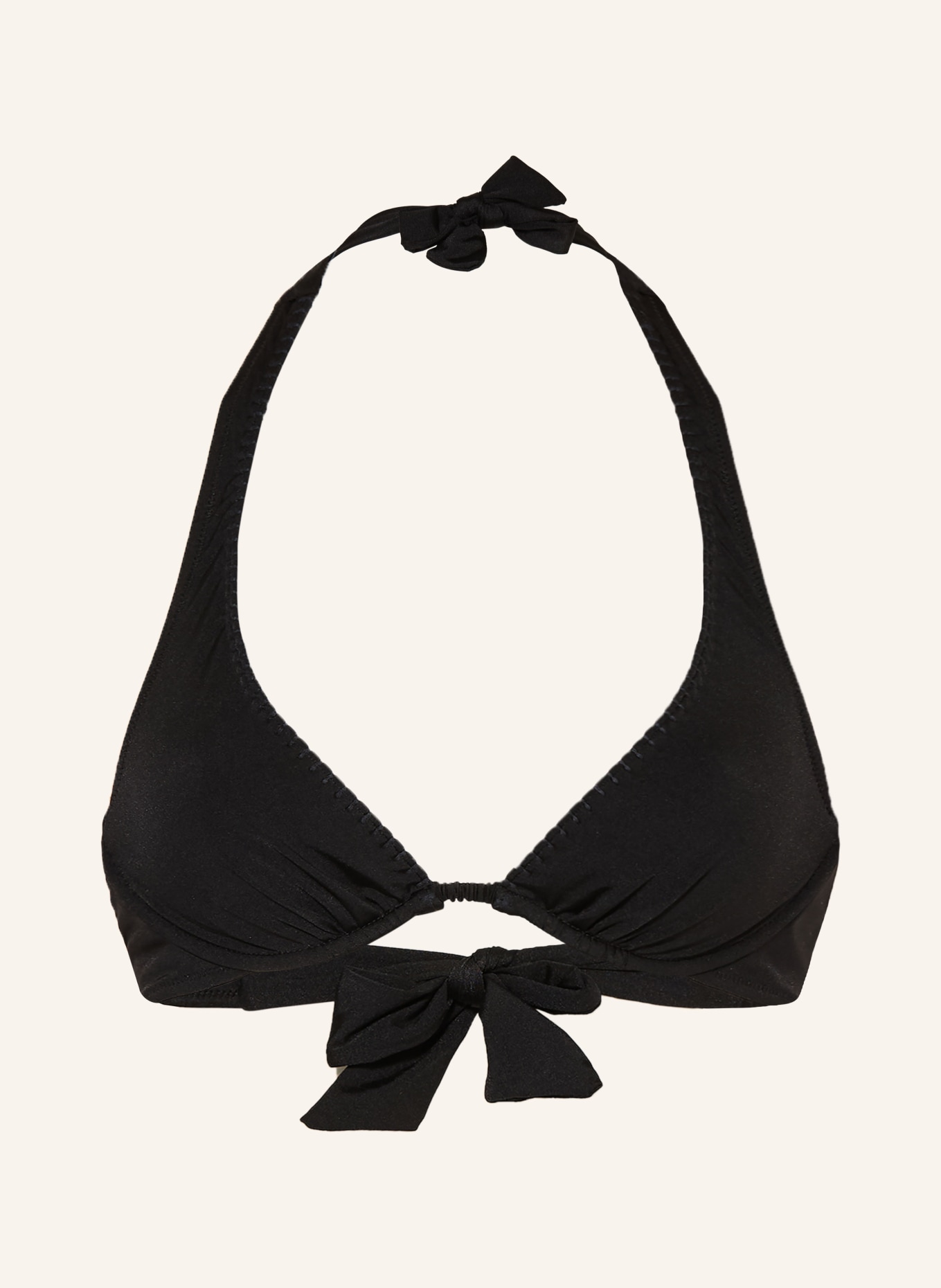 watercult Bügel-Bikini-Top CRAFTED ESSENTIALS: SCHWARZ