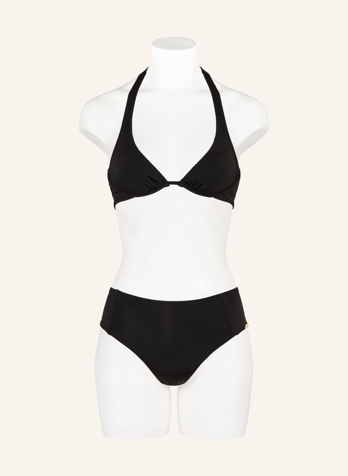 watercult Bügel-Bikini-Top CRAFTED ESSENTIALS: SCHWARZ