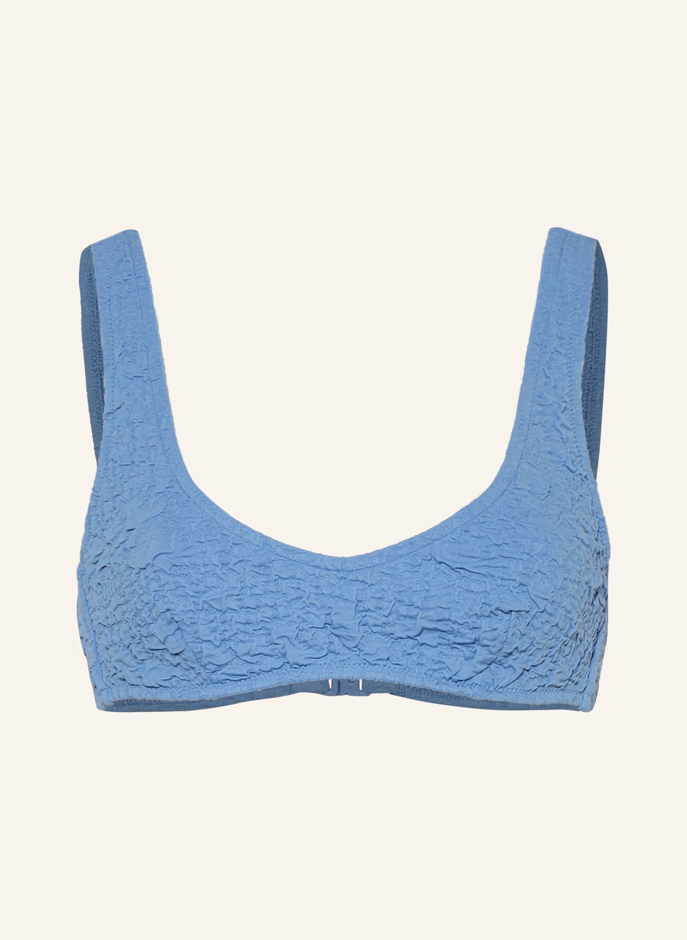 watercult Underwired bikini top TIDAL TEXTURE: LIGHT BLUE