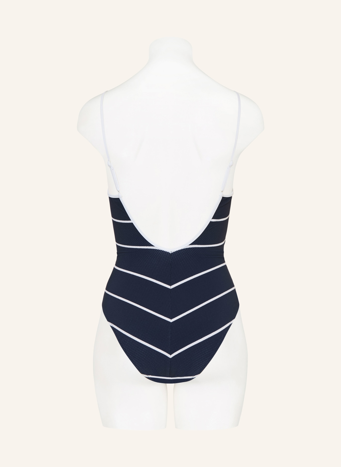 watercult Plavky COASTAL LINES: TMAVĚ MODRÁ / BÍLÁ