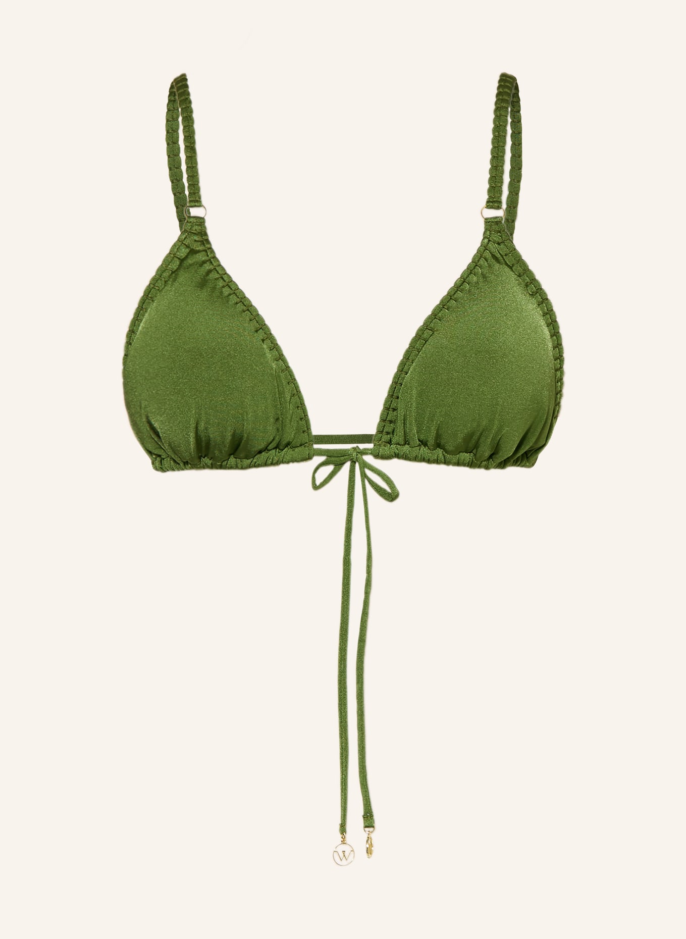 watercult Triangel-Bikini-Top CRAFTED ESSENTIALS: OLIV